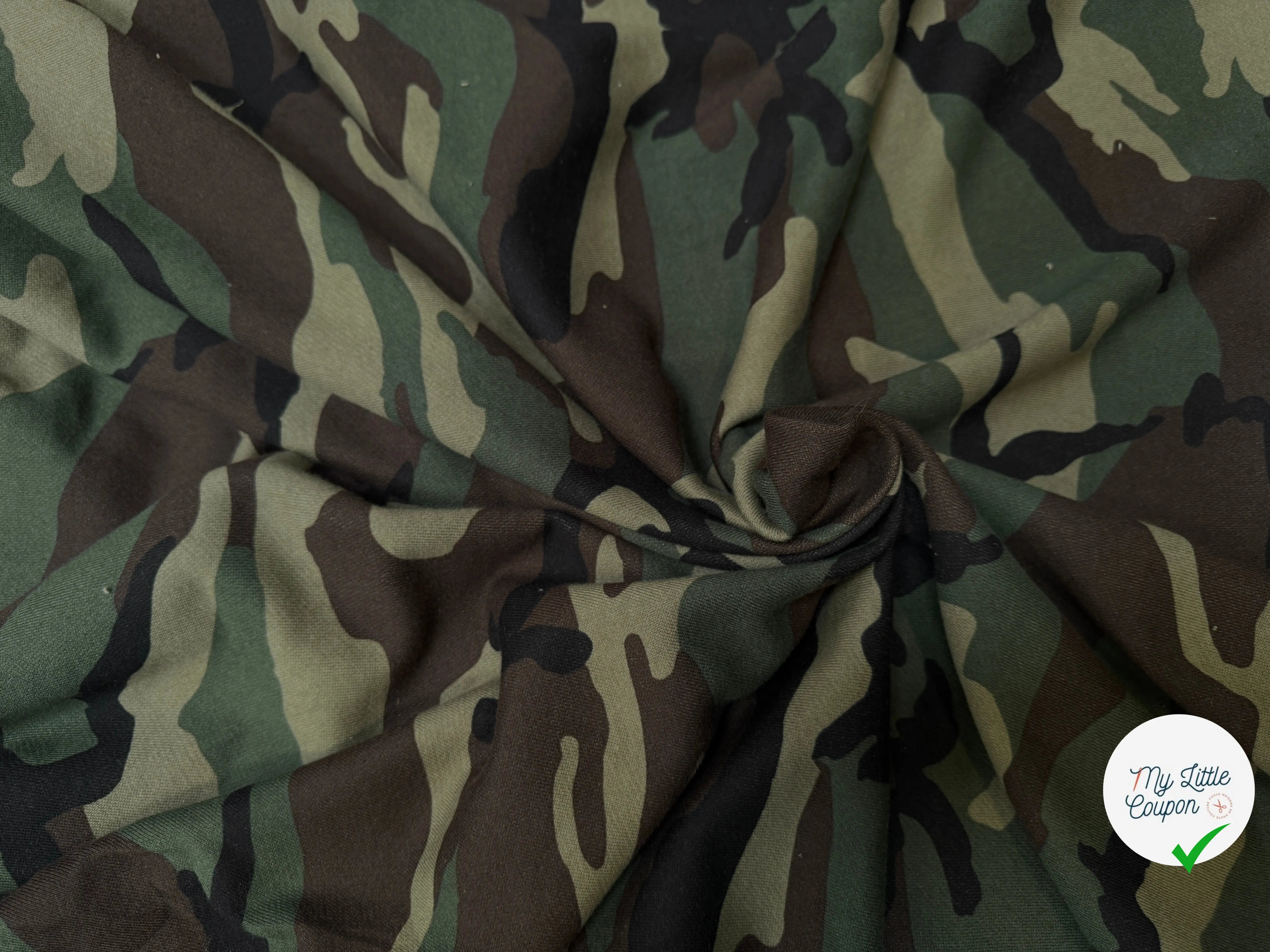 MOLLETON SWEAT 100% COTON ARMY - My Little Coupon