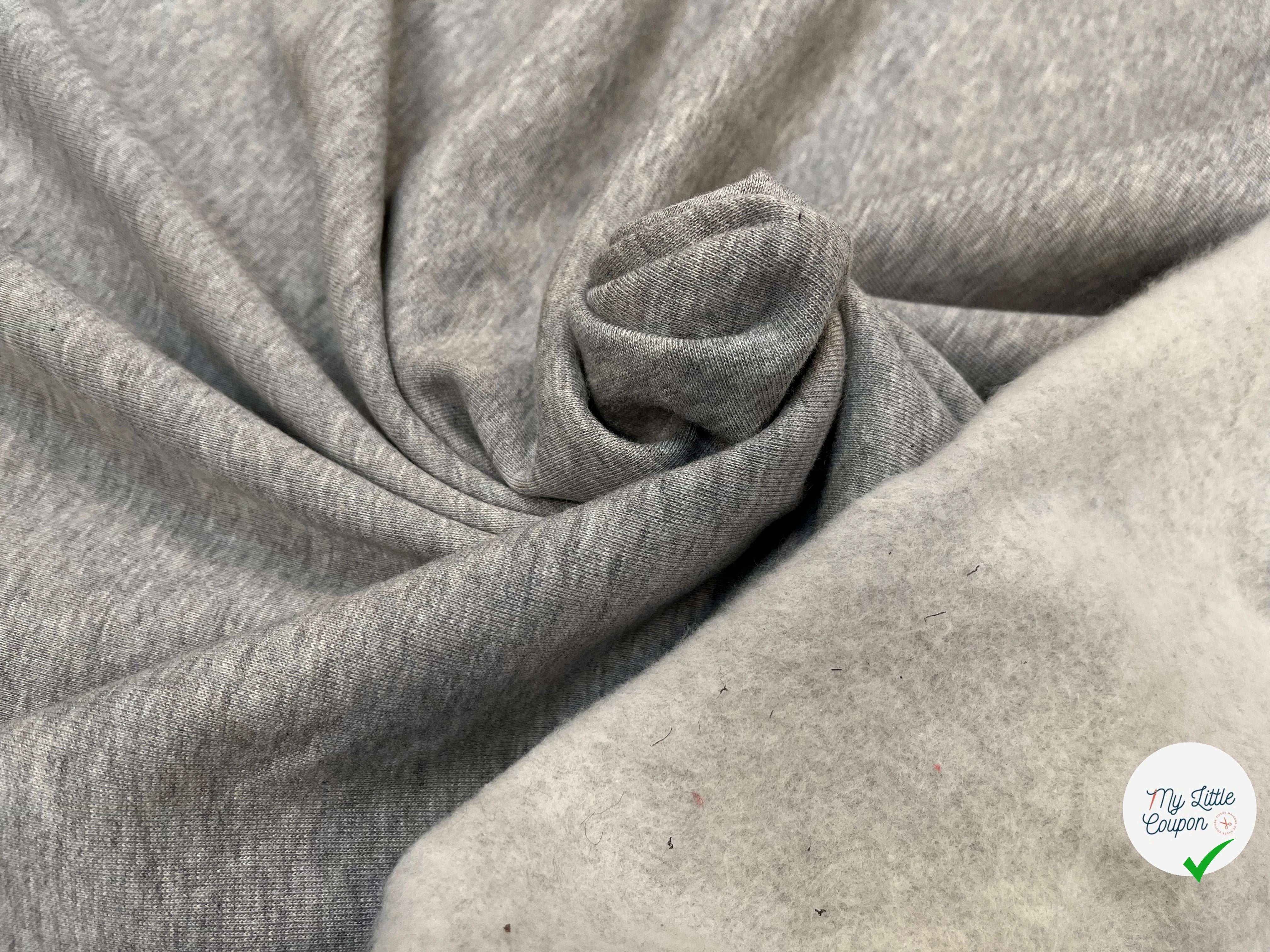 MOLLETON SWEAT GRIS CHINÉ 150CM - My Little Coupon