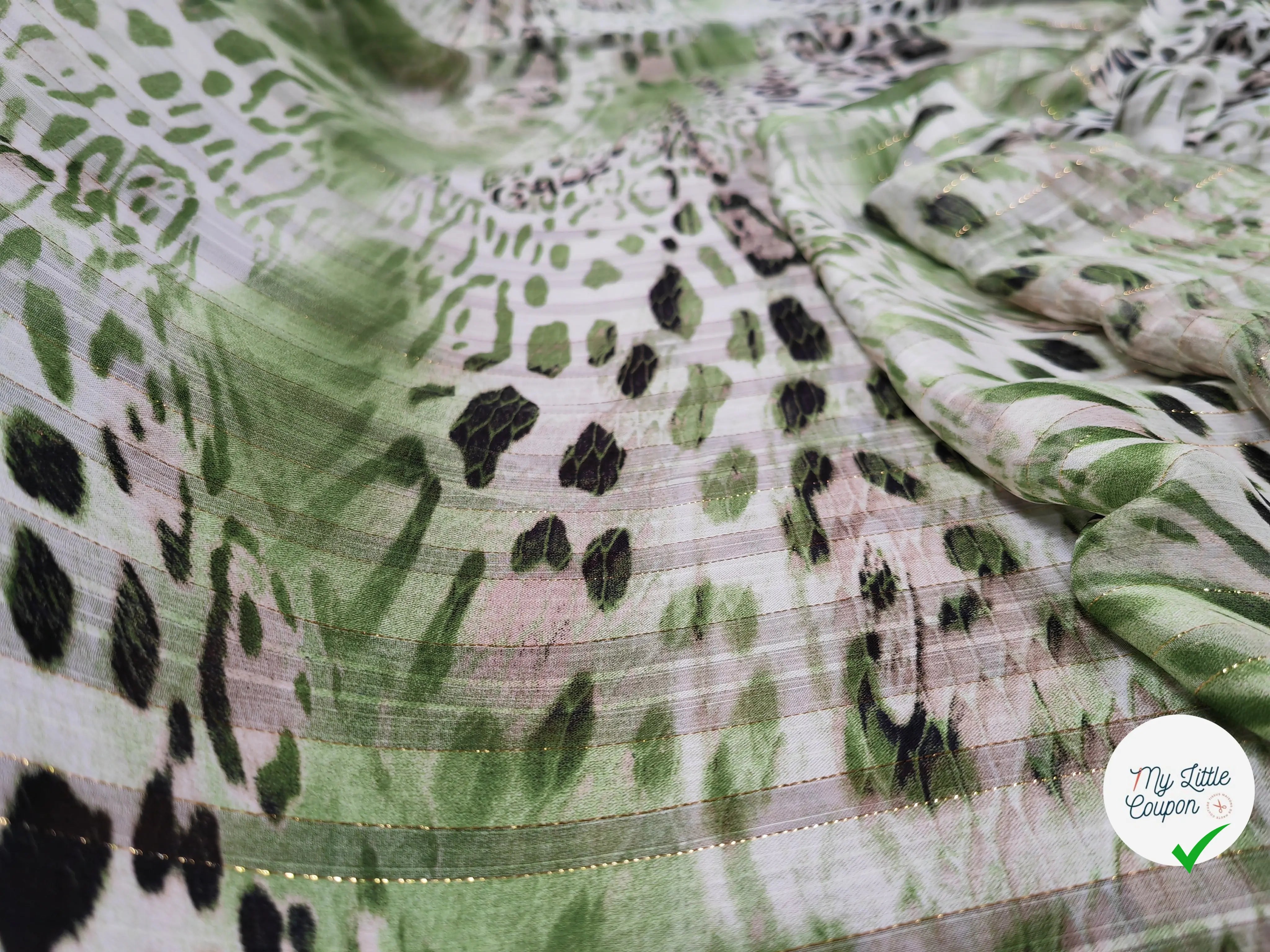 MOUSSELINE OSLOW LEOPARD VERT - My Little Coupon