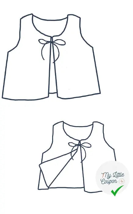 Marcel, patron de couture de gilet de berger - L'Enfant Roi - My Little Coupon