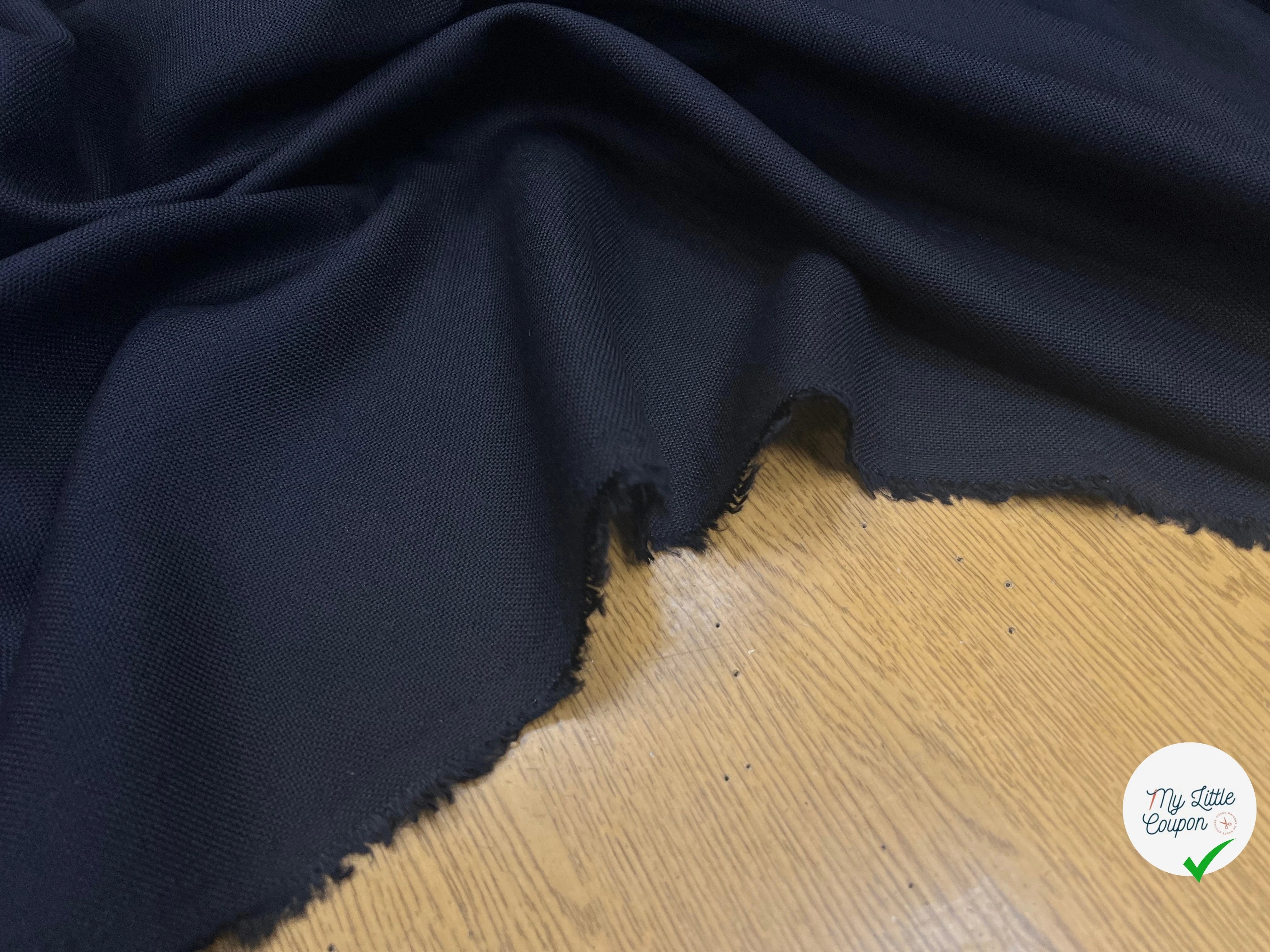 NATTE VISCOSE CANEVAS MARINE - My Little Coupon