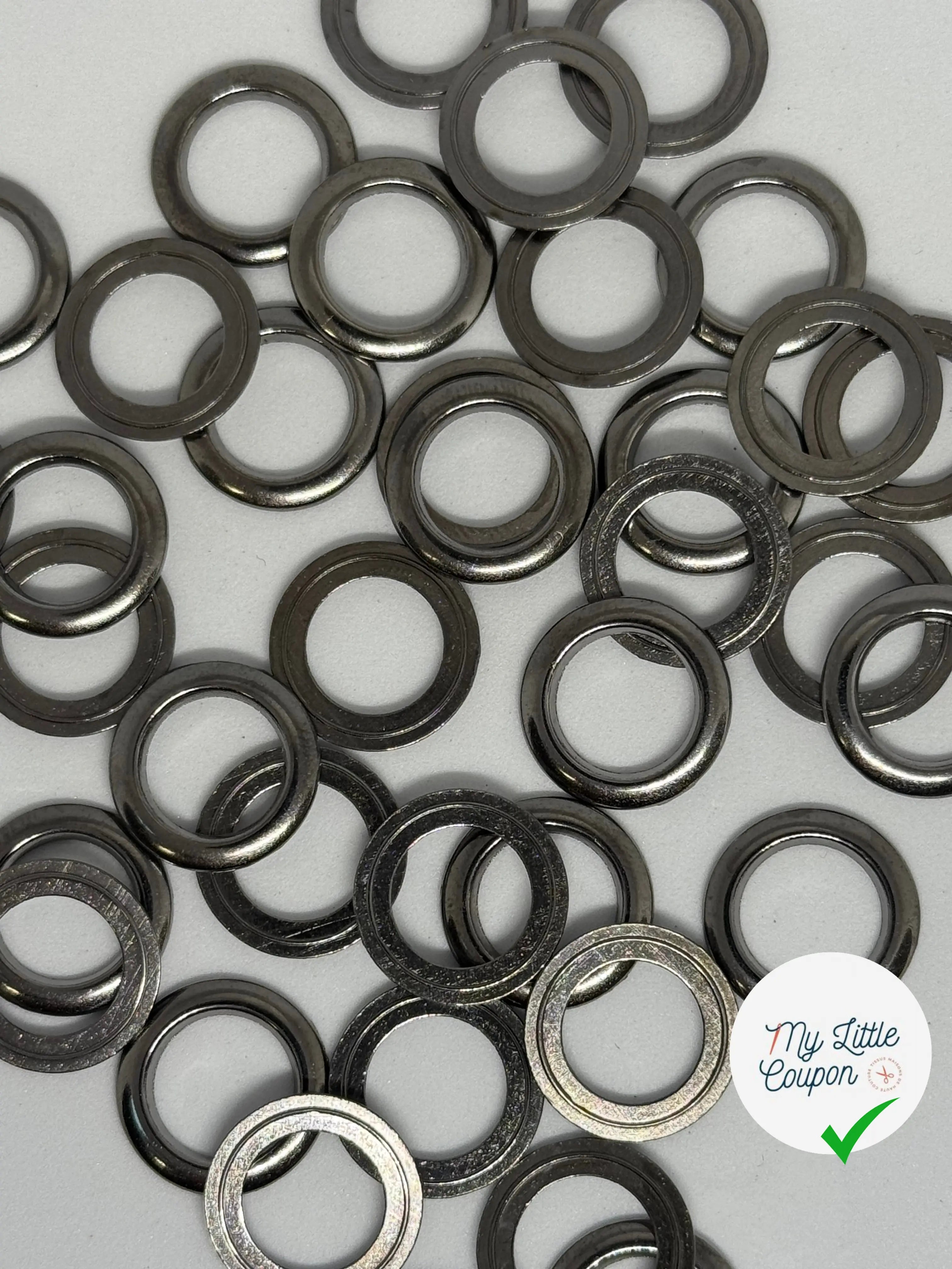 OEILLETS METAL ARGENTÉ - My Little Coupon