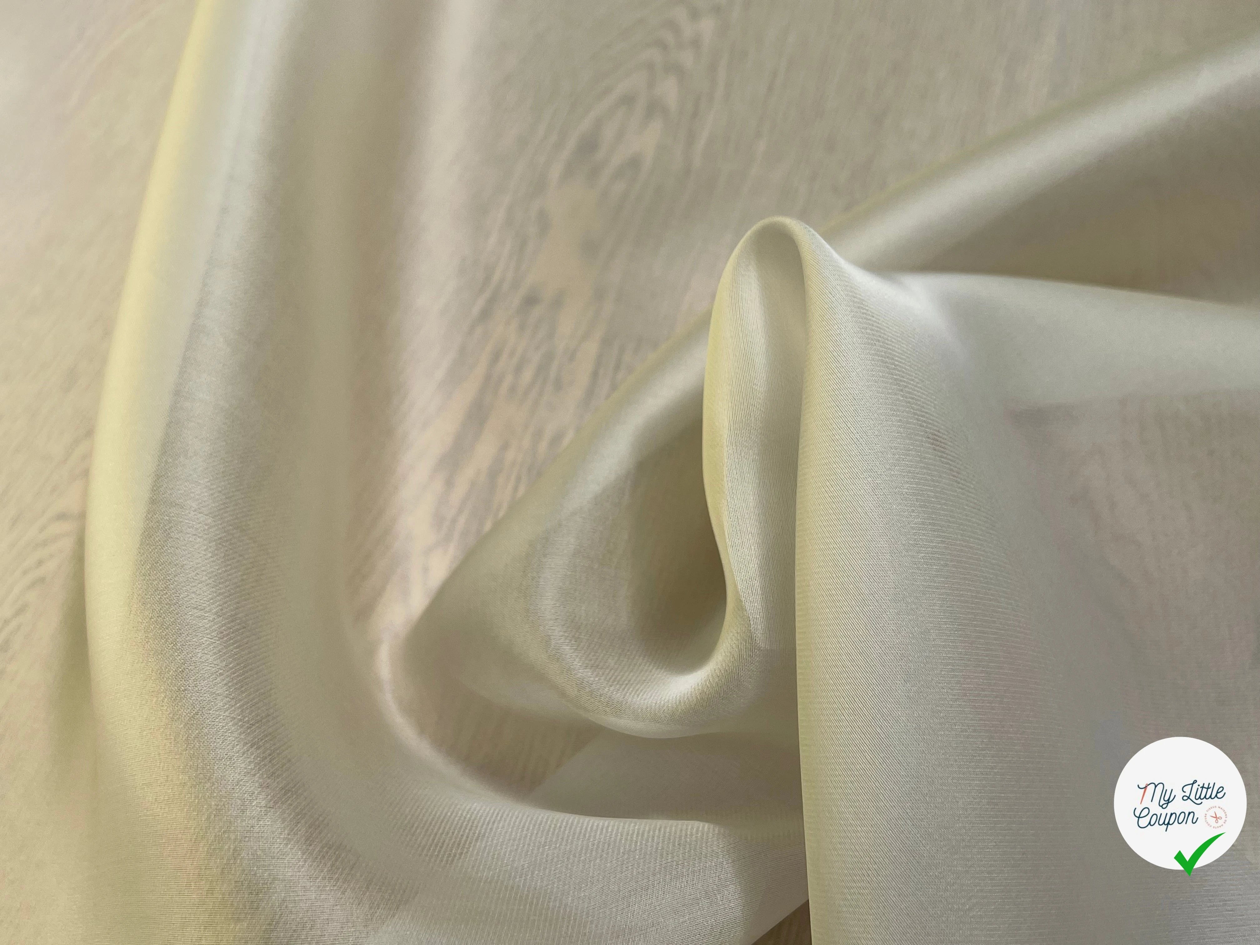 ORGANZA DE SOIE BEIGE CLAIR - My Little Coupon