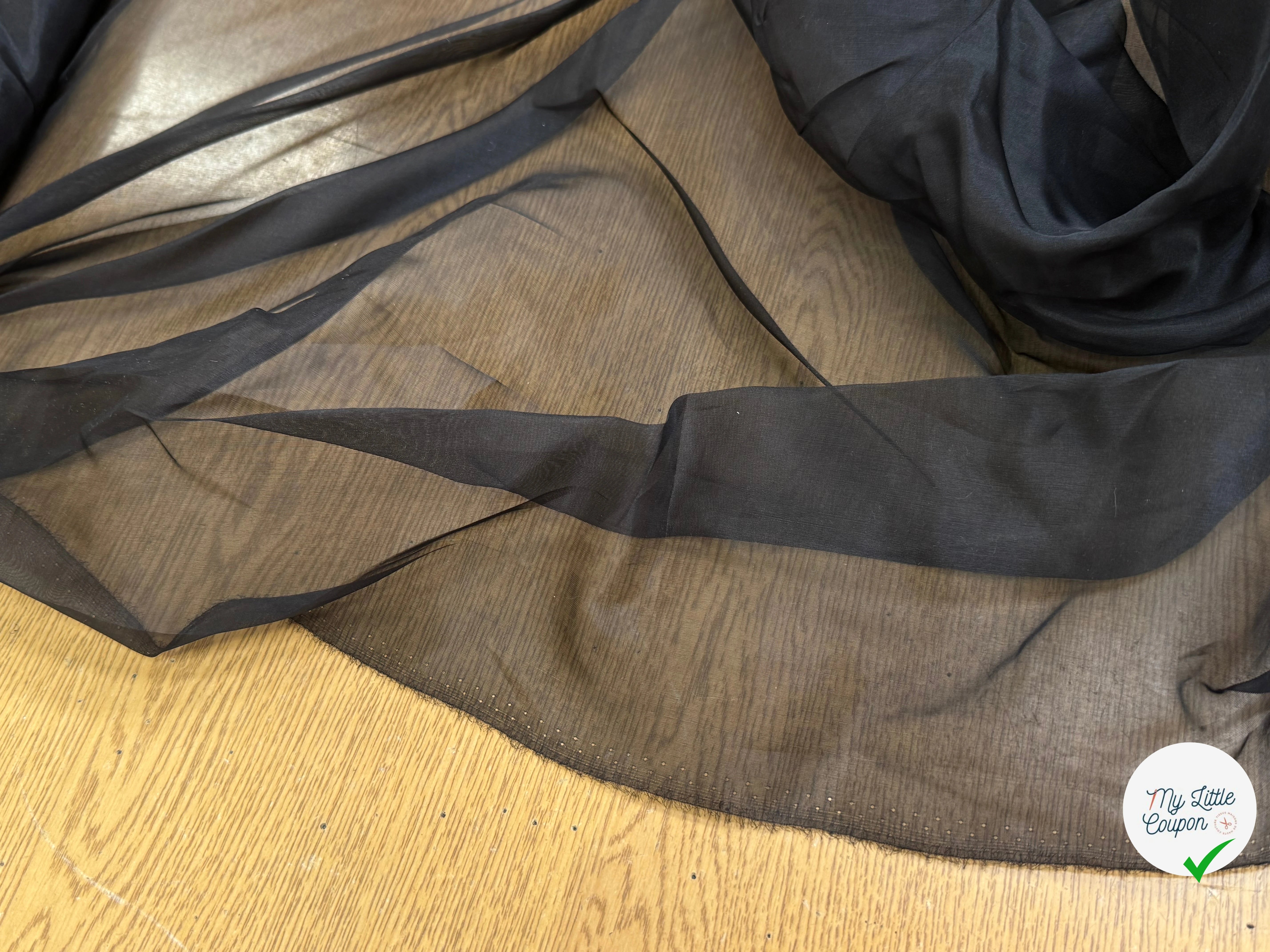 ORGANZA DE SOIE NOIR 30 - My Little Coupon