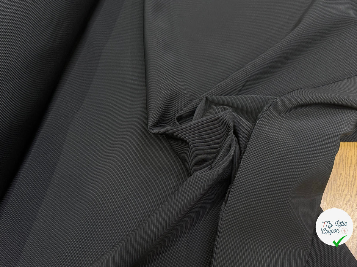 OTTOMAN 100% VISCOSE NOIR PARFAITE TENUE - My Little Coupon