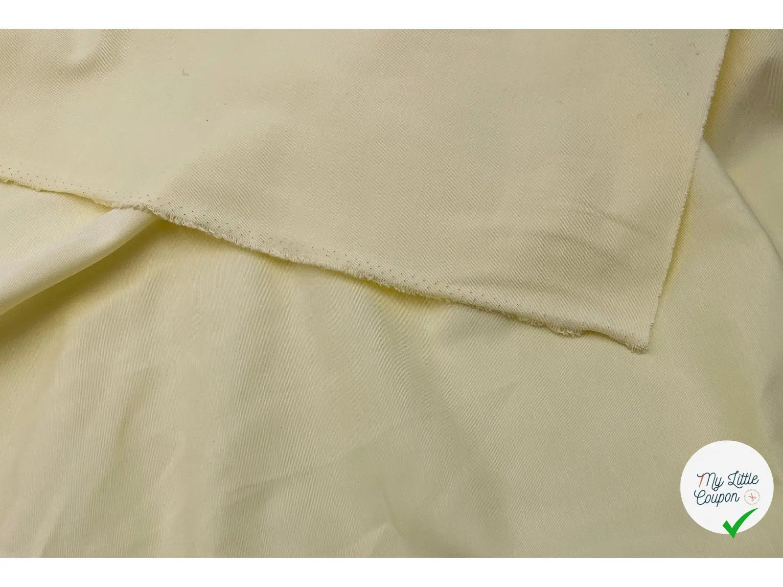 OTTOMAN JAUNE PAILLE - coupon de tissu de 3 mĂštres - My Little Coupon - tissu - coudre