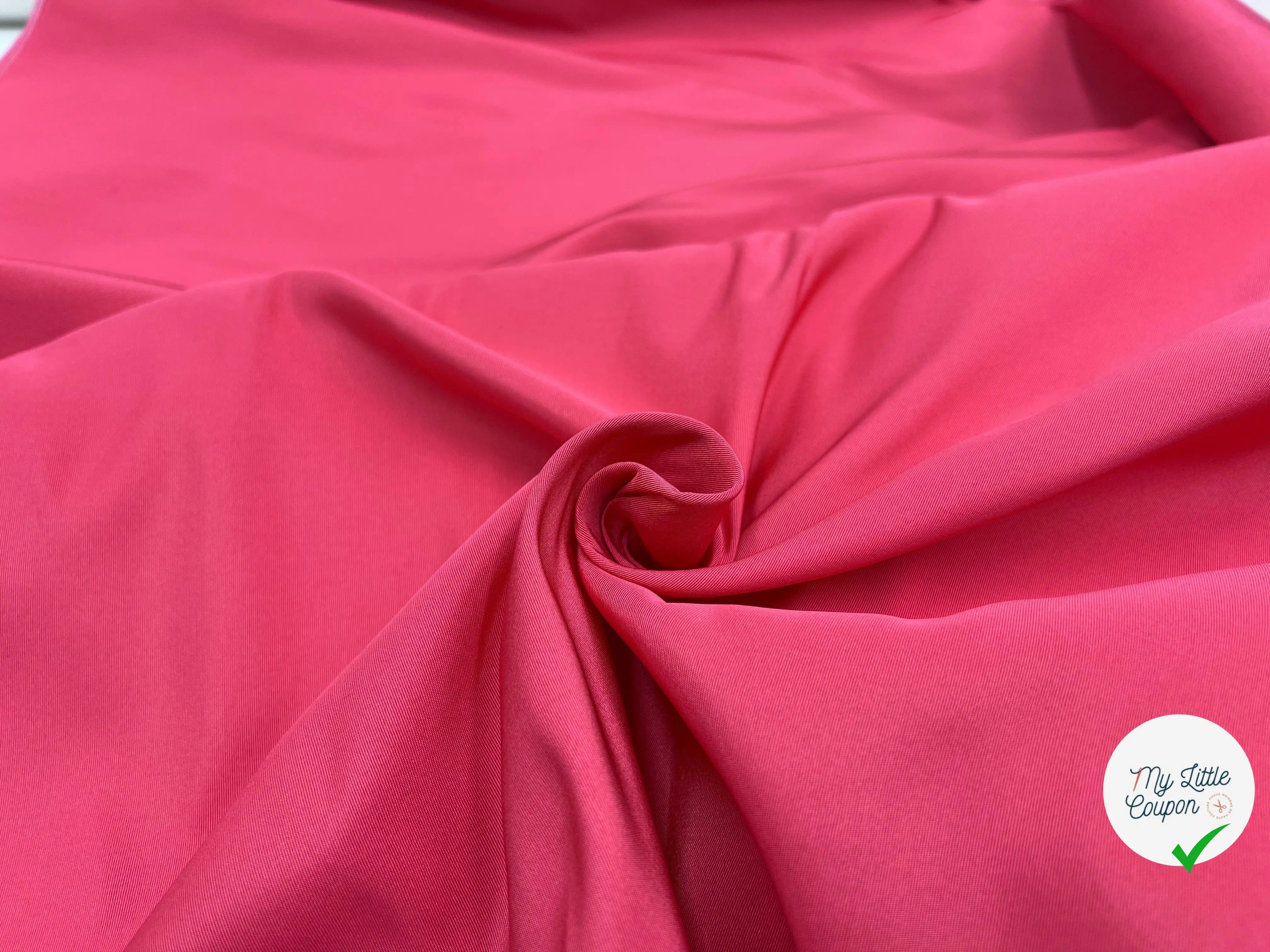 OTTOMAN ROSE FRAMBOISE - coupon de tissu de 2 mètres 60 - My Little Coupon - tissu - coudre