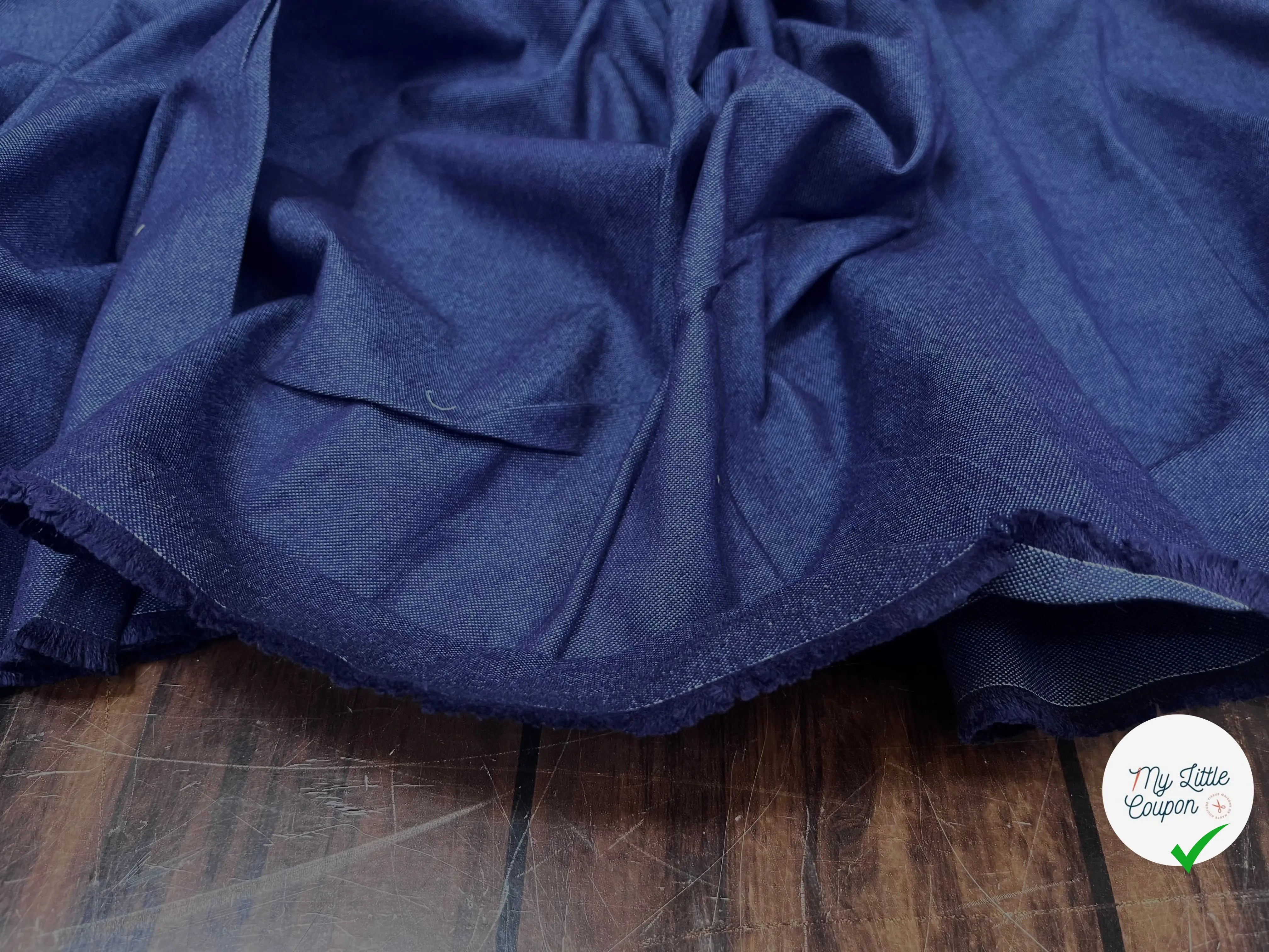 OXFORD CHEMISE COTON EFFET JEAN UNI - My Little Coupon