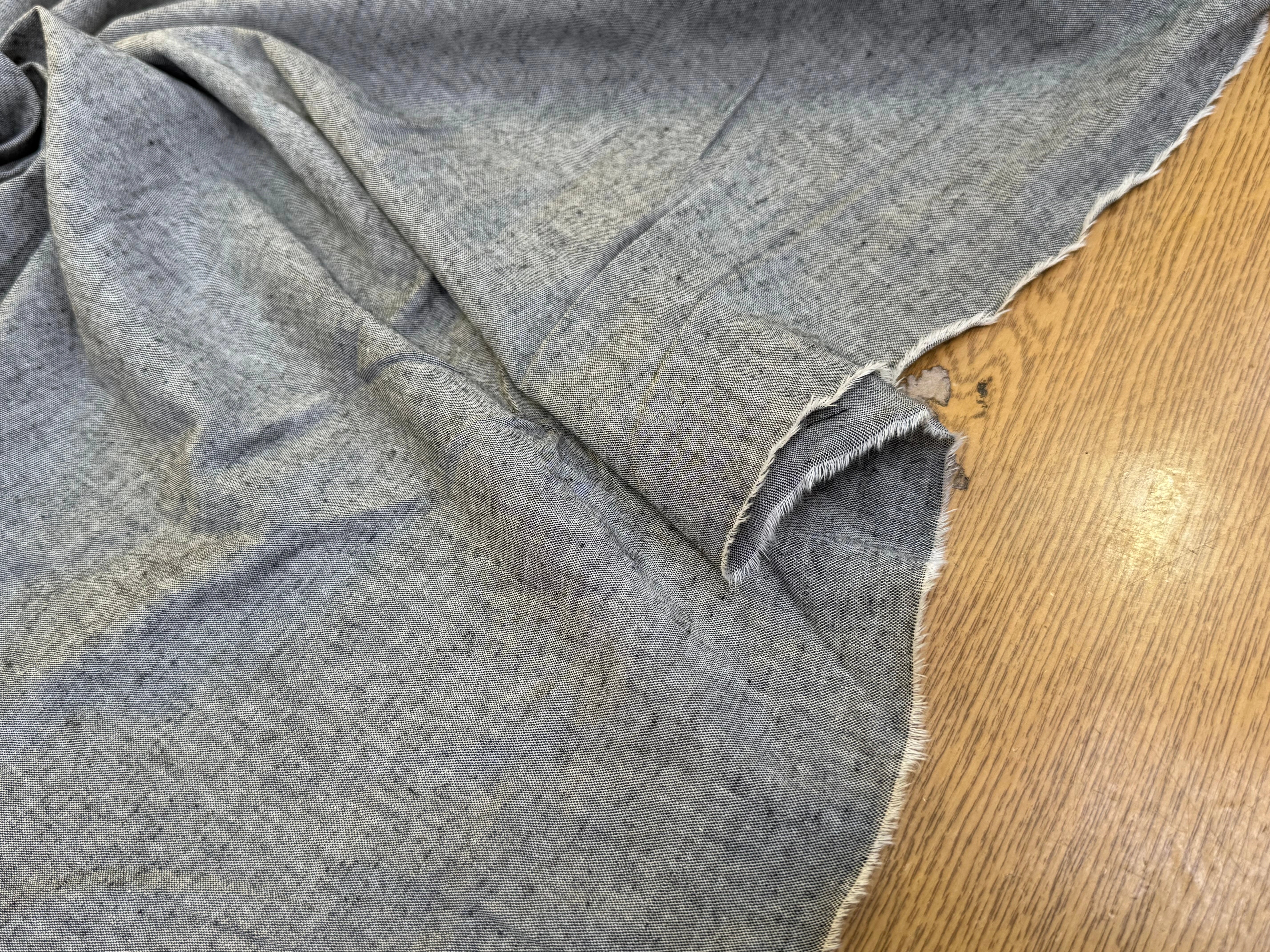 OXFORD DE COTON GRIS CLAIR - My Little Coupon
