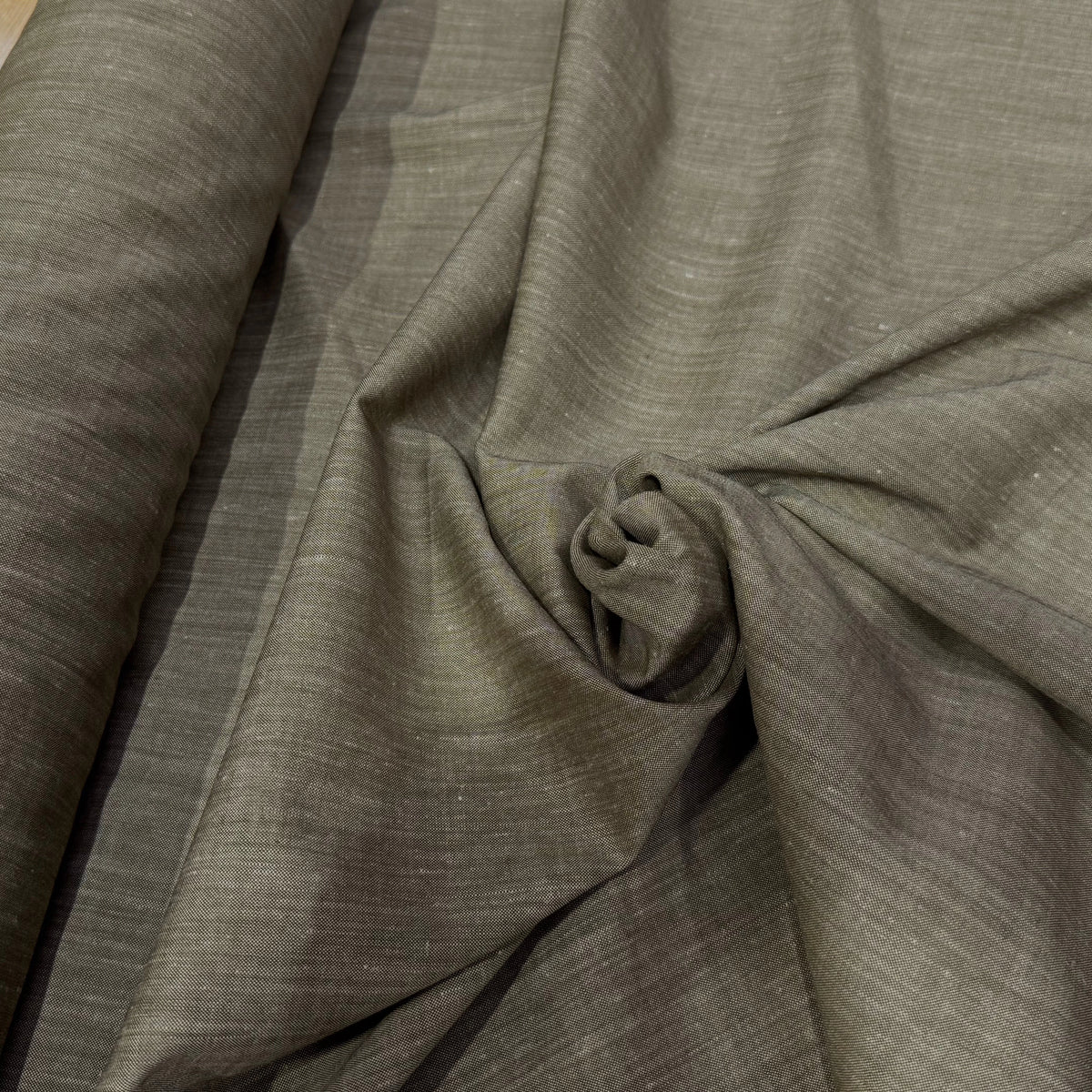 OXFORD DE LIN ET LAINE BEIGE MARRONNÉ - My Little Coupon