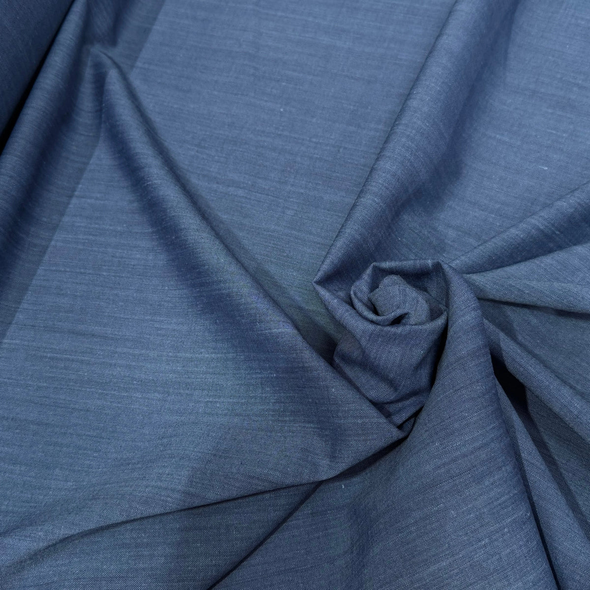 OXFORD DE LIN ET LAINE BLEU DENIM - My Little Coupon