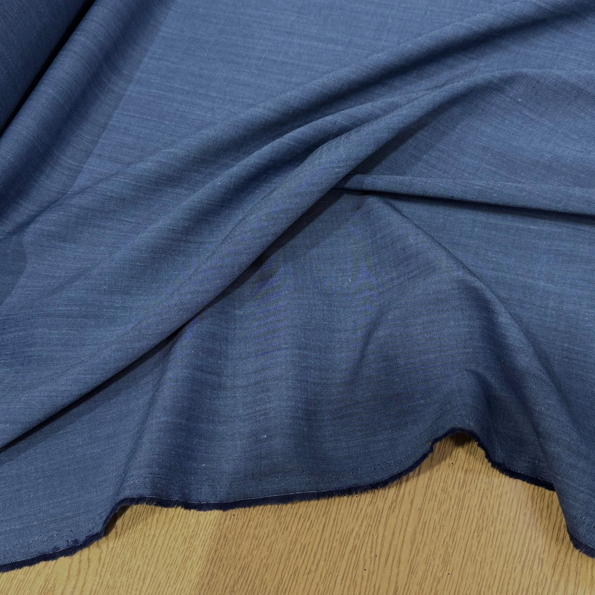 OXFORD DE LIN ET LAINE BLEU DENIM - My Little Coupon