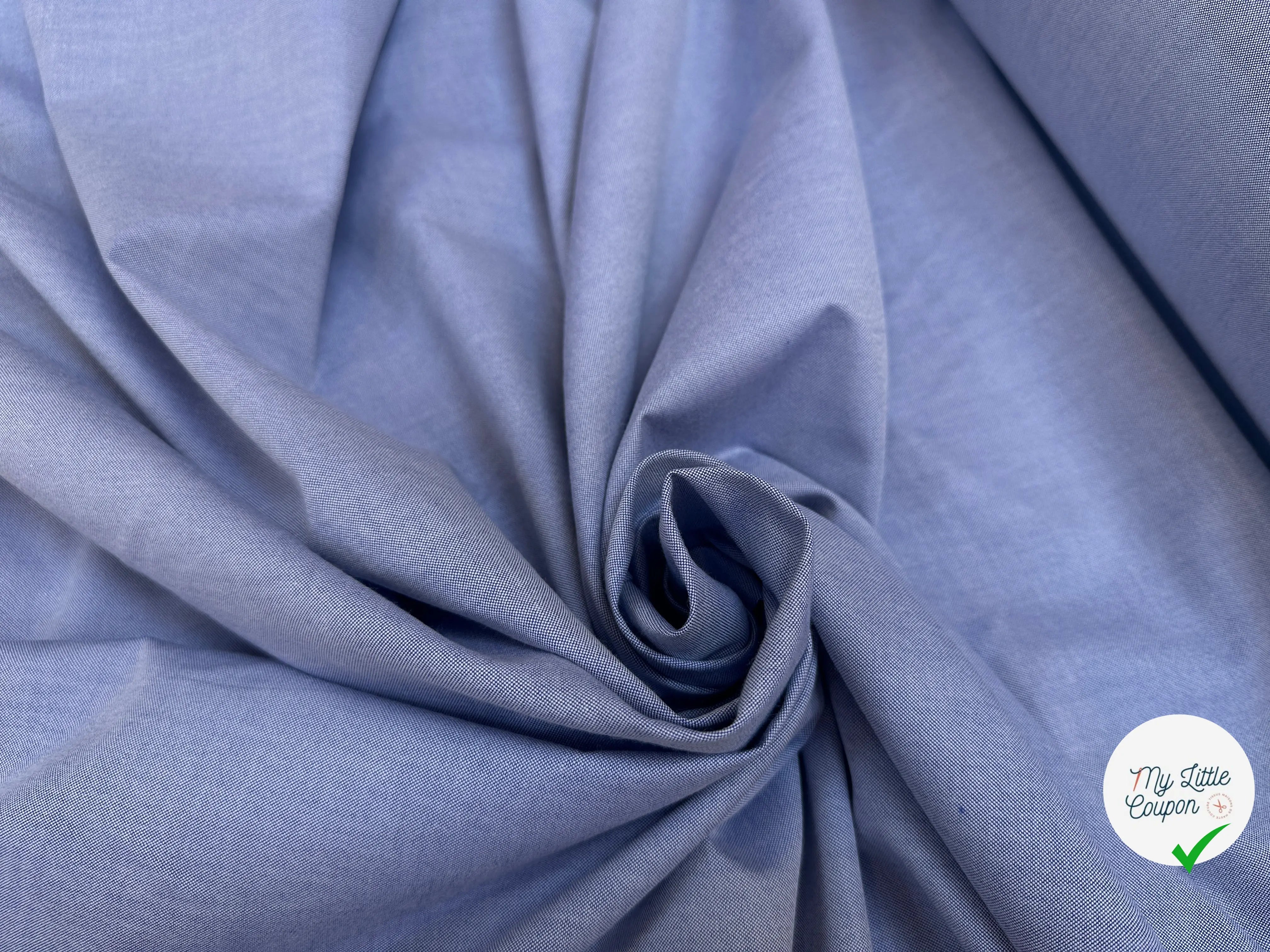 OXFORD ORIGINAL COTON ÉGYPTIEN QUALITÉ SUPÉRIEUR BLEU - My Little Coupon