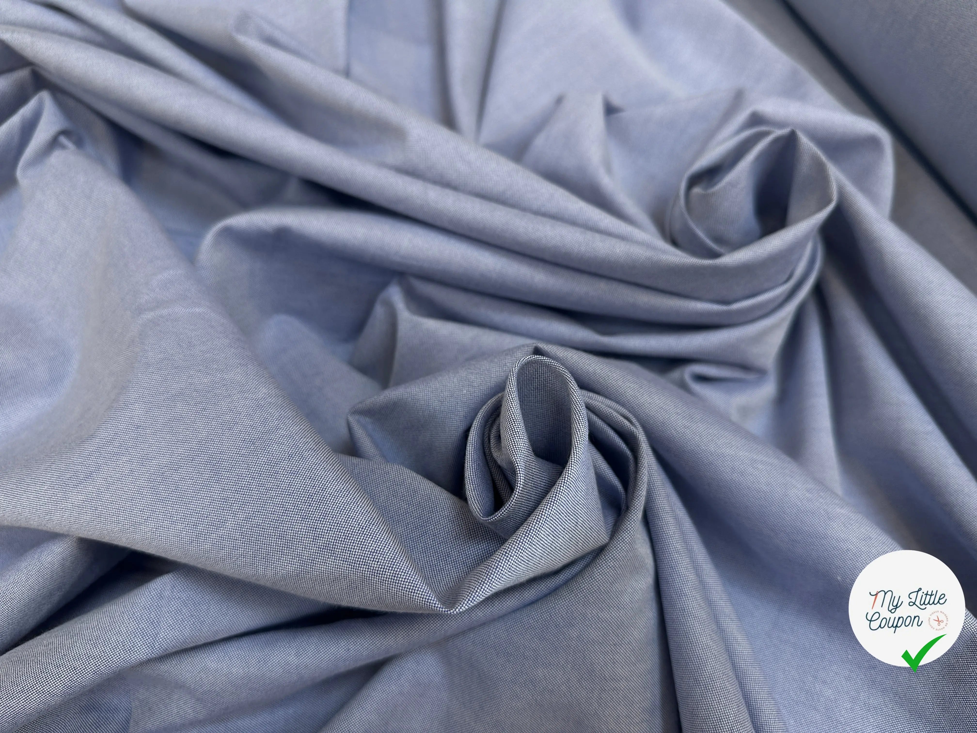 OXFORD ORIGINAL COTON ÉGYPTIEN QUALITÉ SUPÉRIEUR BLEU - My Little Coupon