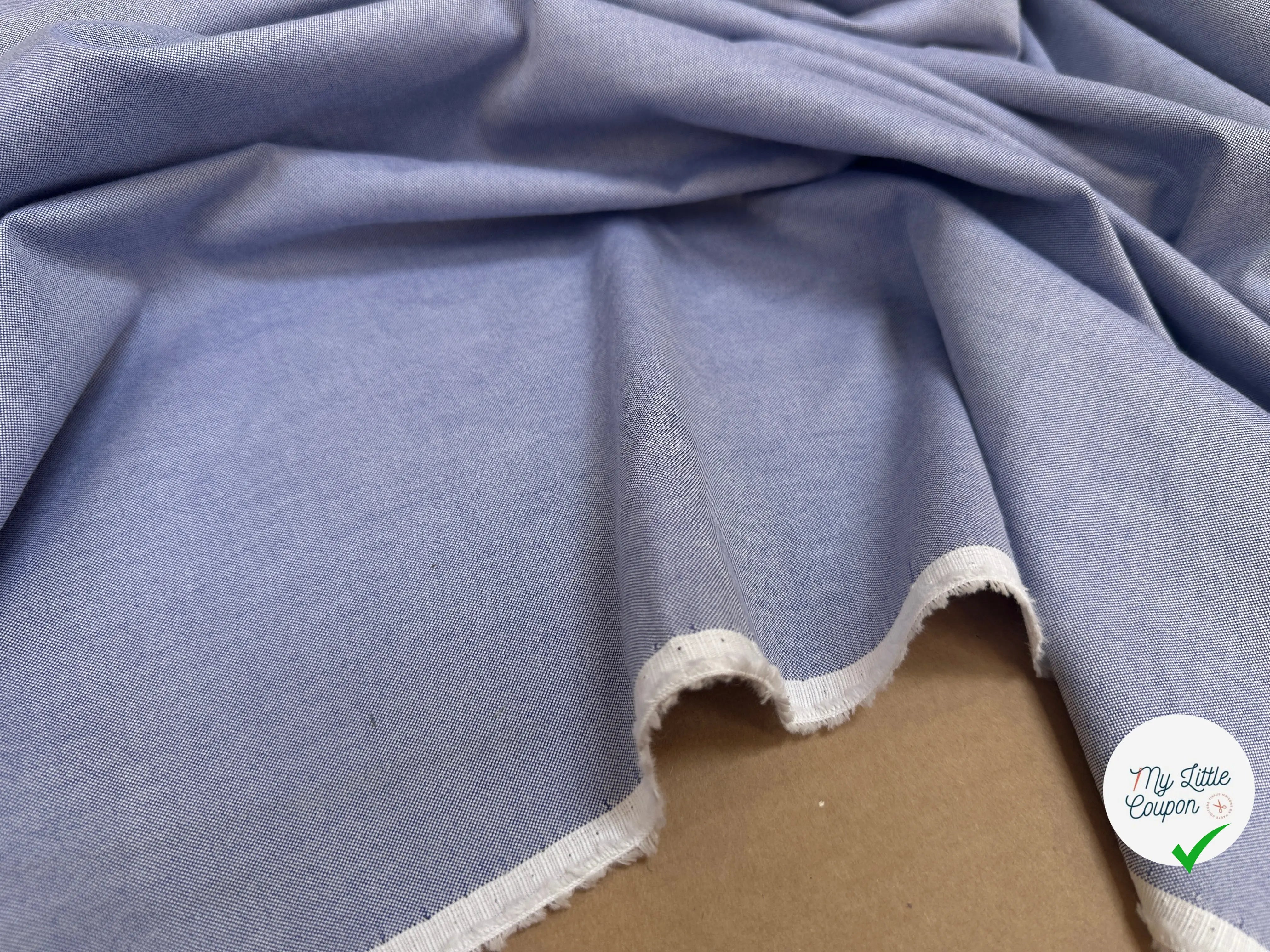 OXFORD ORIGINAL COTON ÉGYPTIEN QUALITÉ SUPÉRIEUR BLEU - My Little Coupon
