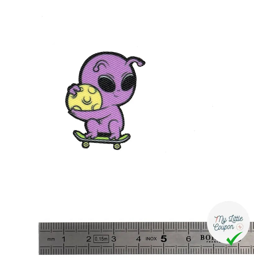 PATCH THERMOCOLLANT MINIPATCHI - MODÈLE ALIENE - My Little Coupon