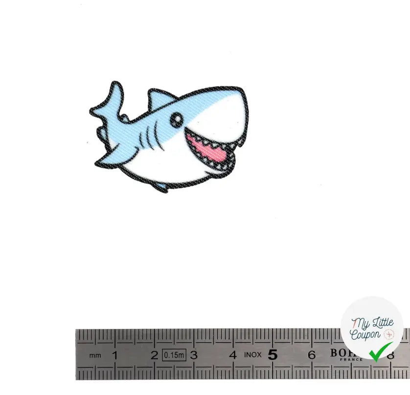 PATCH THERMOCOLLANT MINIPATCHI - MODÈLE REQUIN - My Little Coupon