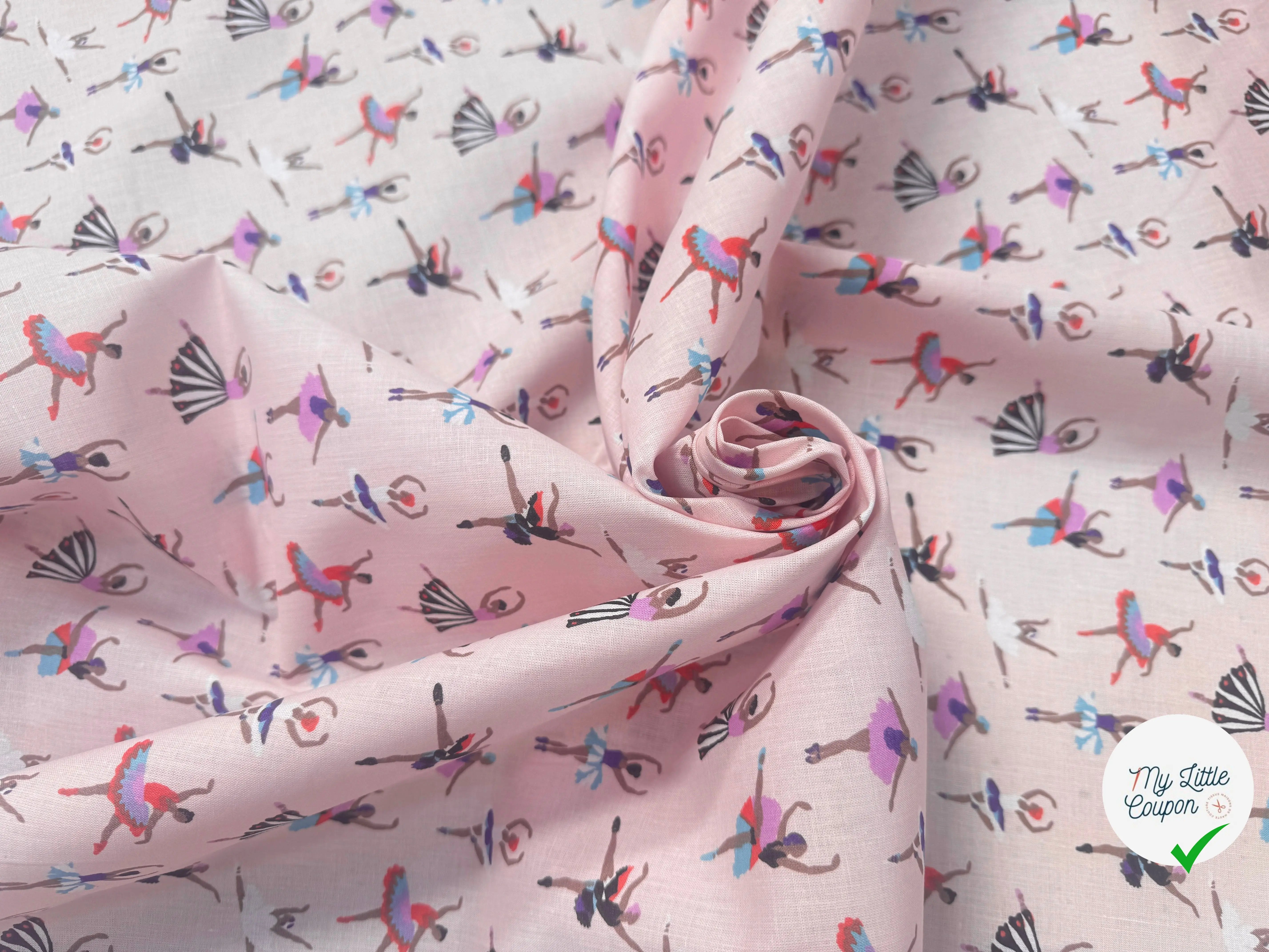 PERCALE DE COTON DANSEUSE NUDE - My Little Coupon