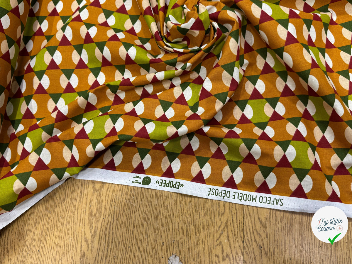 PERCALE DE COTON EPOPEE PEANUT 150 CM - My Little Coupon