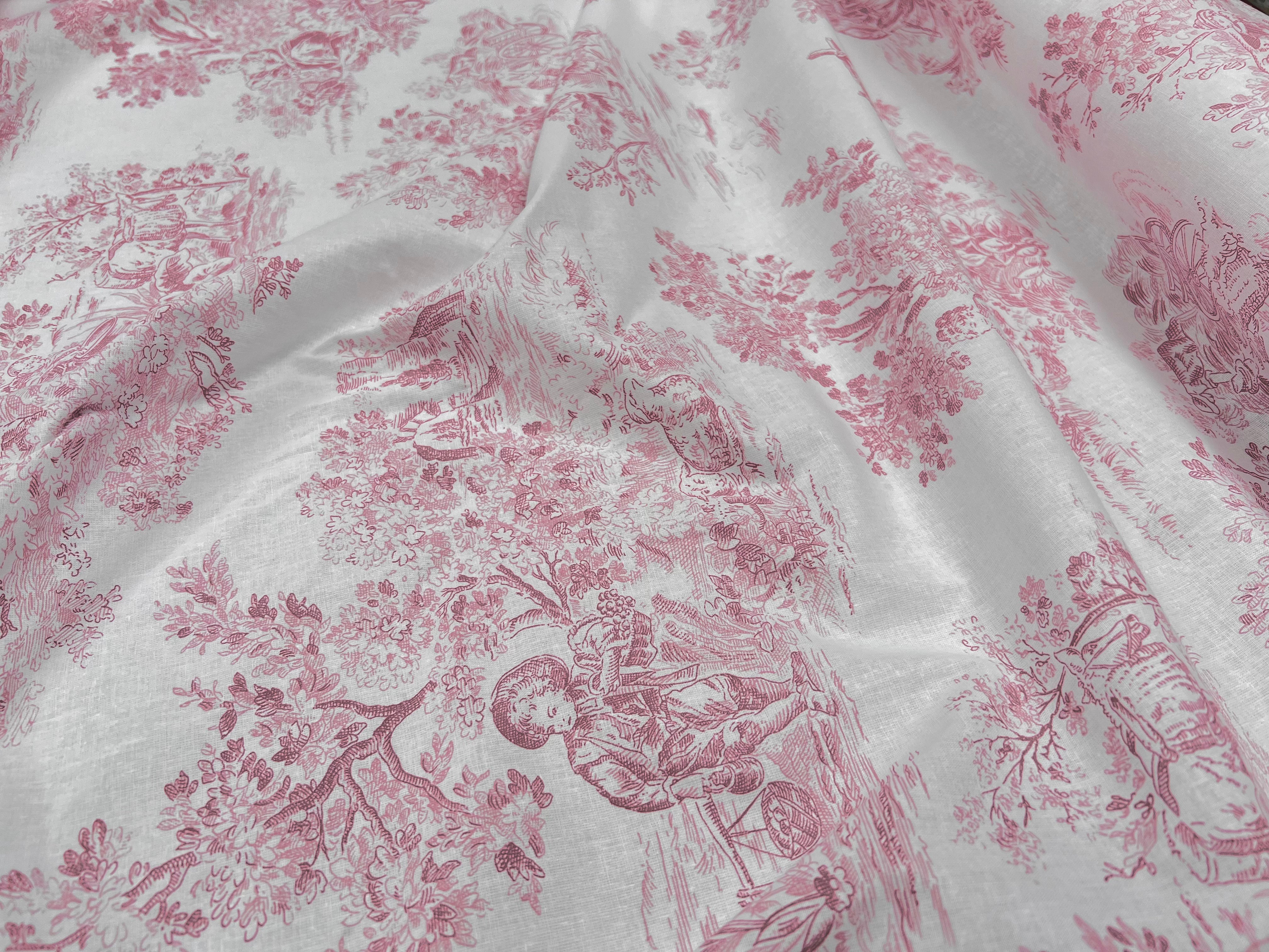 PERCALE DE COTON MANON ROUGE - My Little Coupon