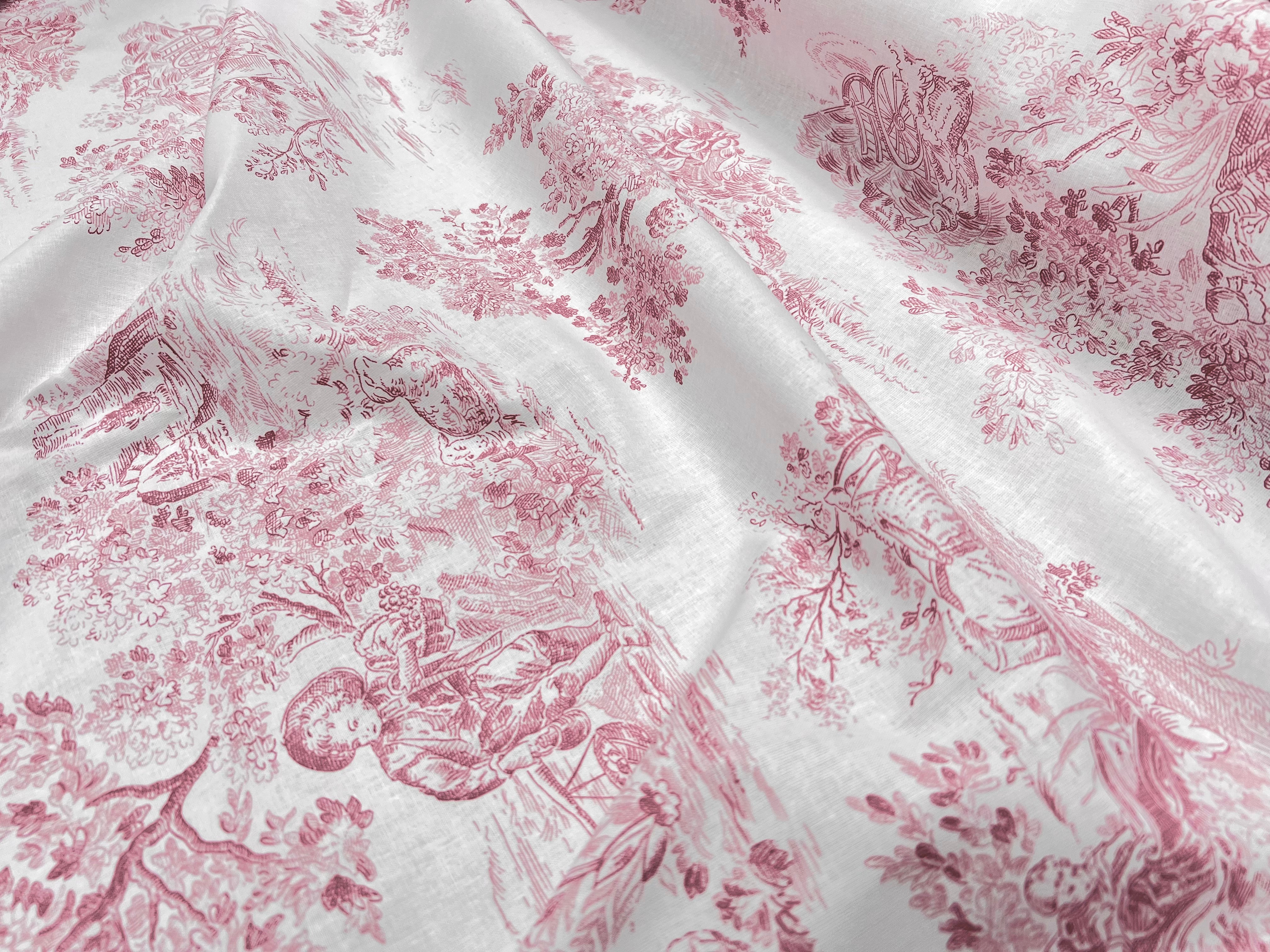 PERCALE DE COTON MANON ROUGE - My Little Coupon