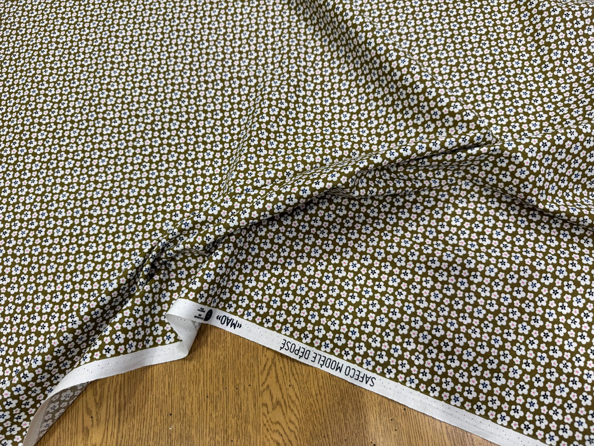 PERCALE DE COTON MAO KAKI 150 CM - My Little Coupon