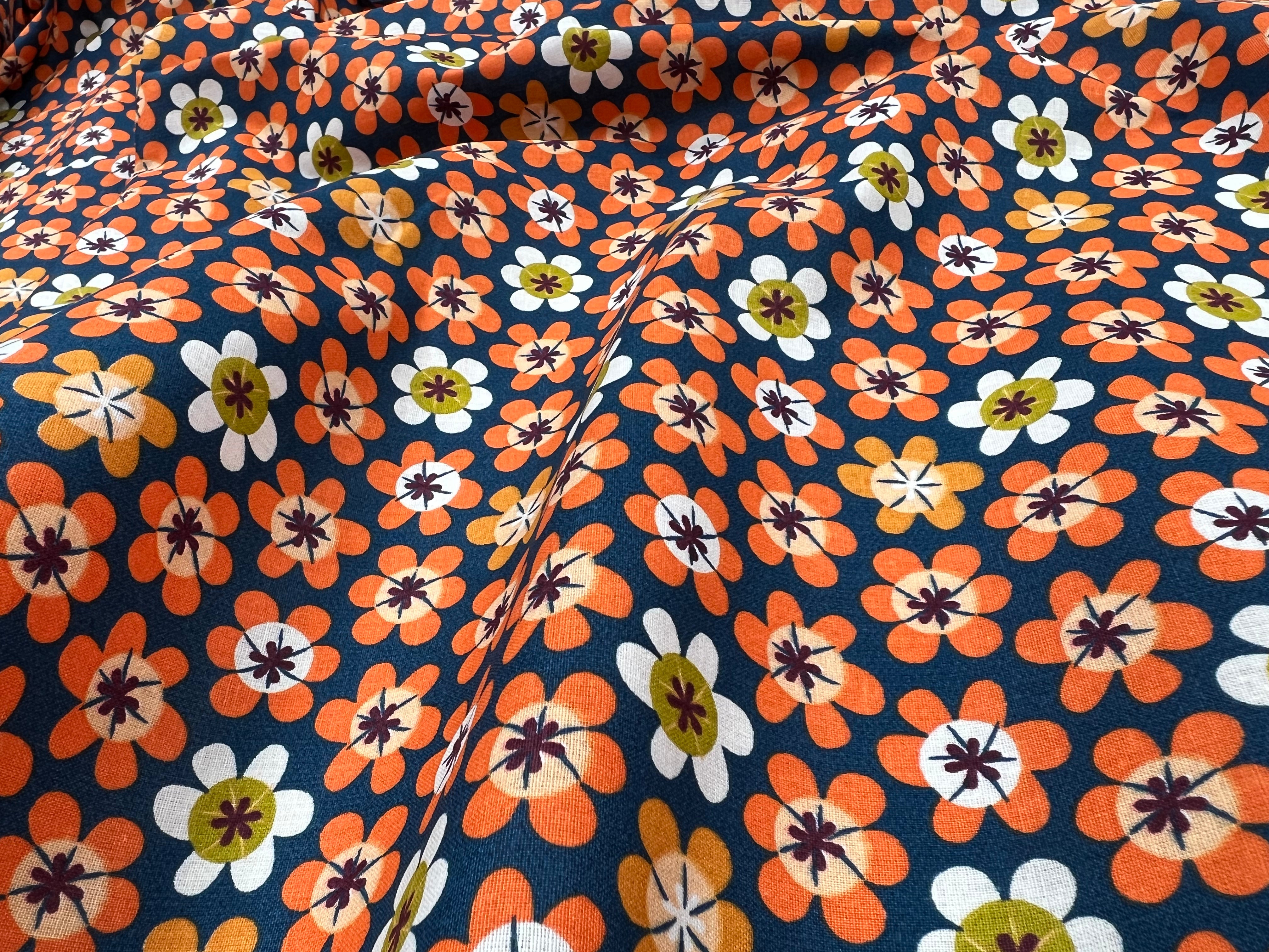 PERCALE DE COTON NAMI MARINE - My Little Coupon