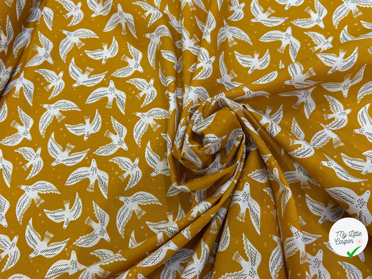 PERCALE DE COTON ONIRIQUE PEANUT 150 CM - My Little Coupon