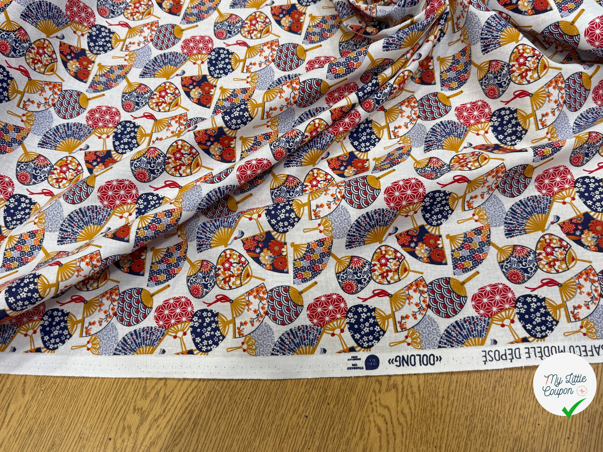 PERCALE DE COTON OOLONG BLANC 150 CM - My Little Coupon