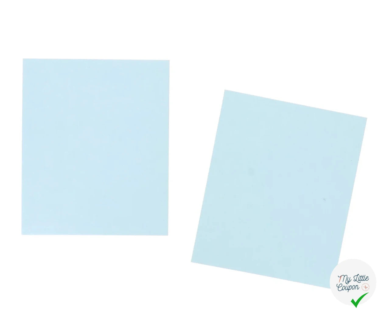 PIÈCES DE RÉPARATIONS AUTOCOLLANTES EN NYLON - LIGHT BLUE - My Little Coupon