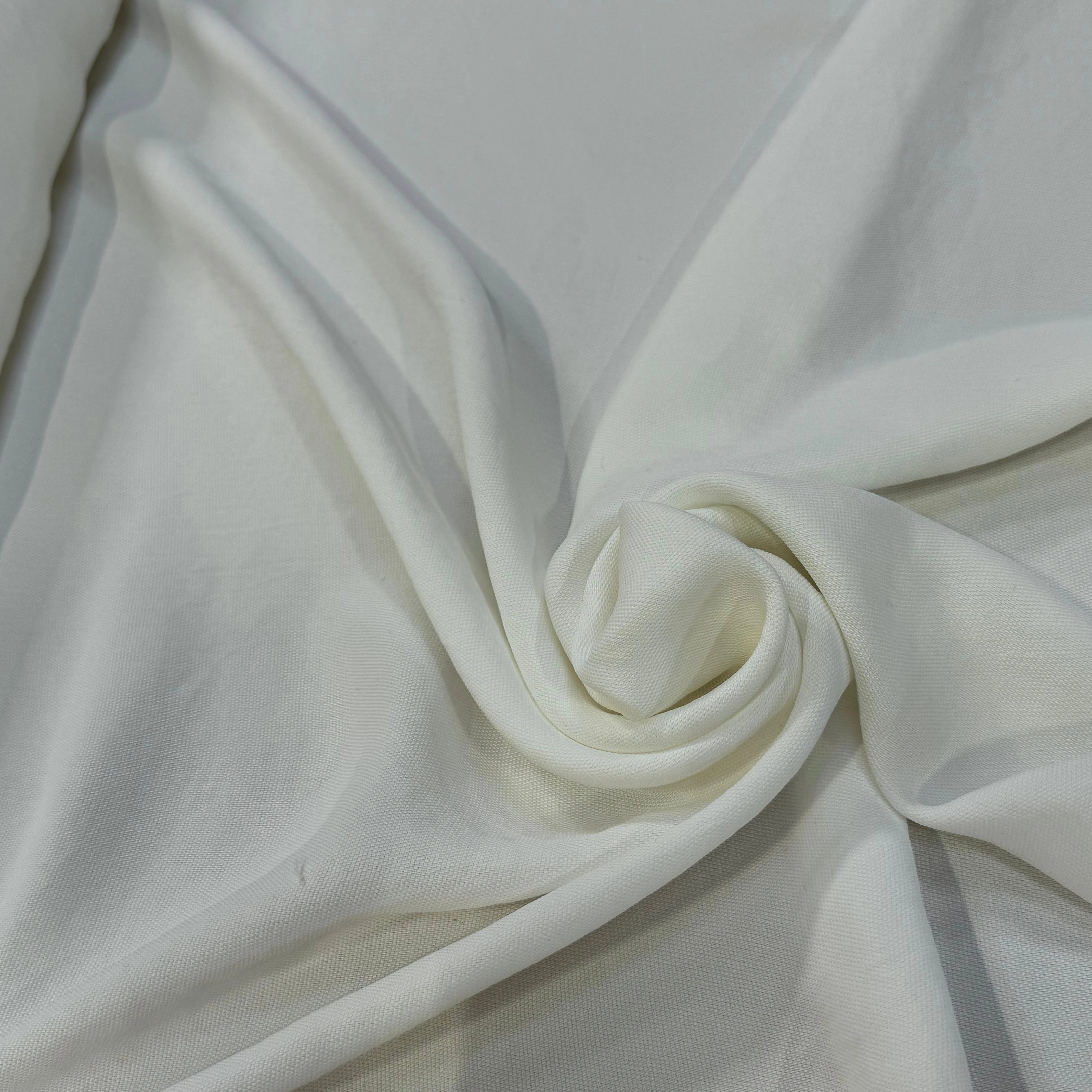PIQUÉ ACETATE VISCOSE FLUIDE BLANC 33% VISCOSE - My Little Coupon
