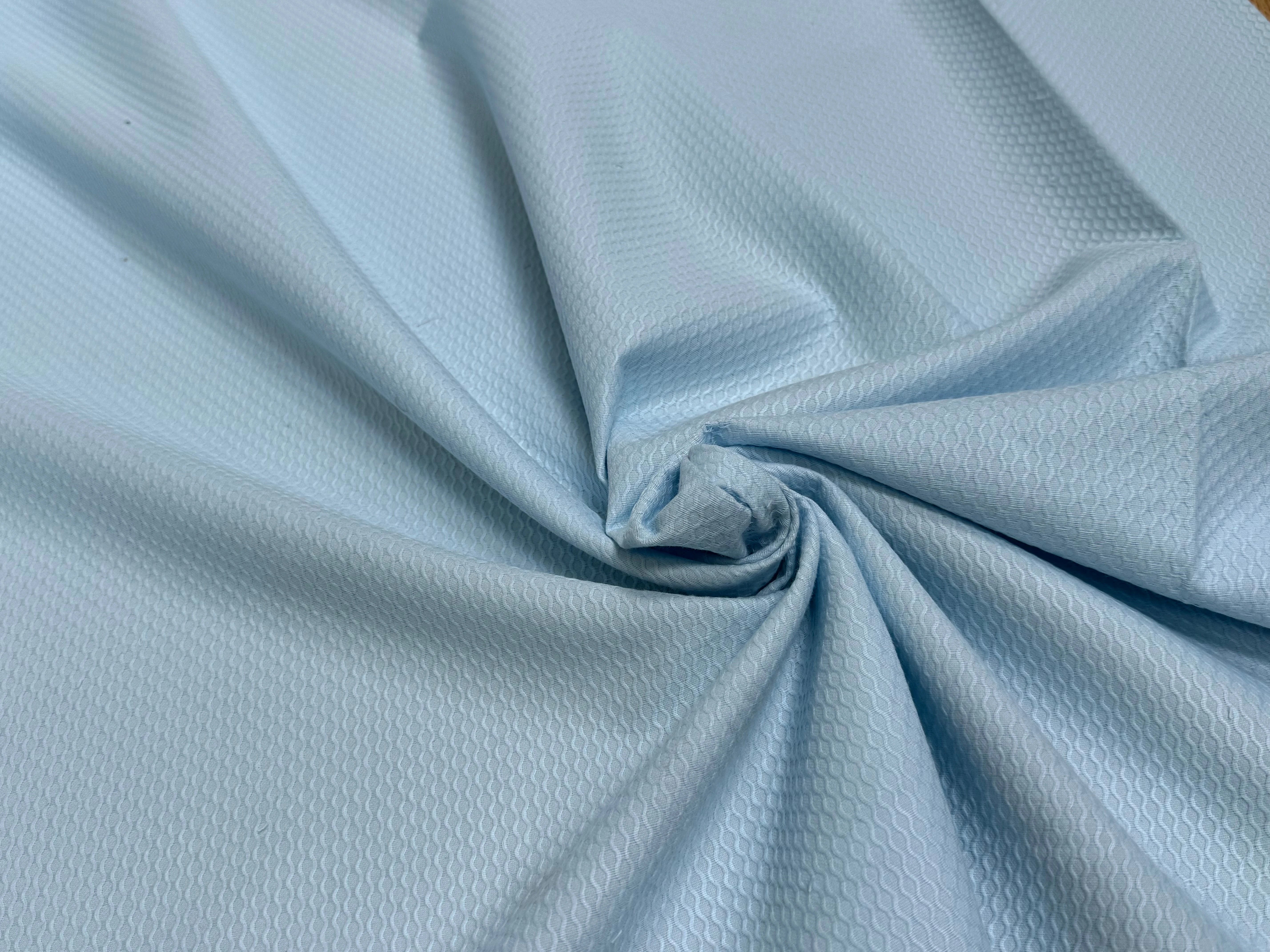 PIQUÉ DE COTON BLEU CIEL - My Little Coupon
