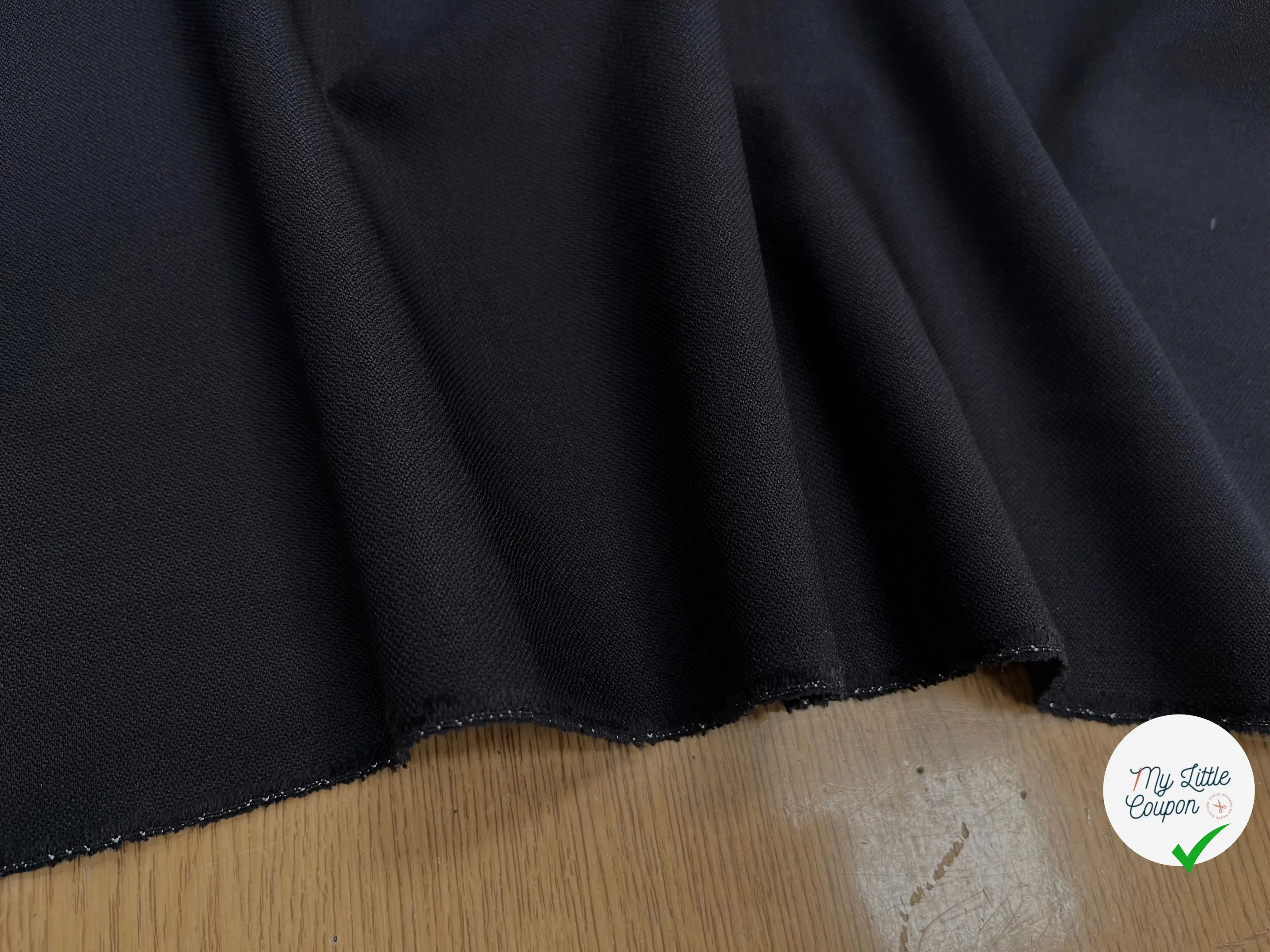 PIQUÉ DE COTON BLEU NAVY - My Little Coupon