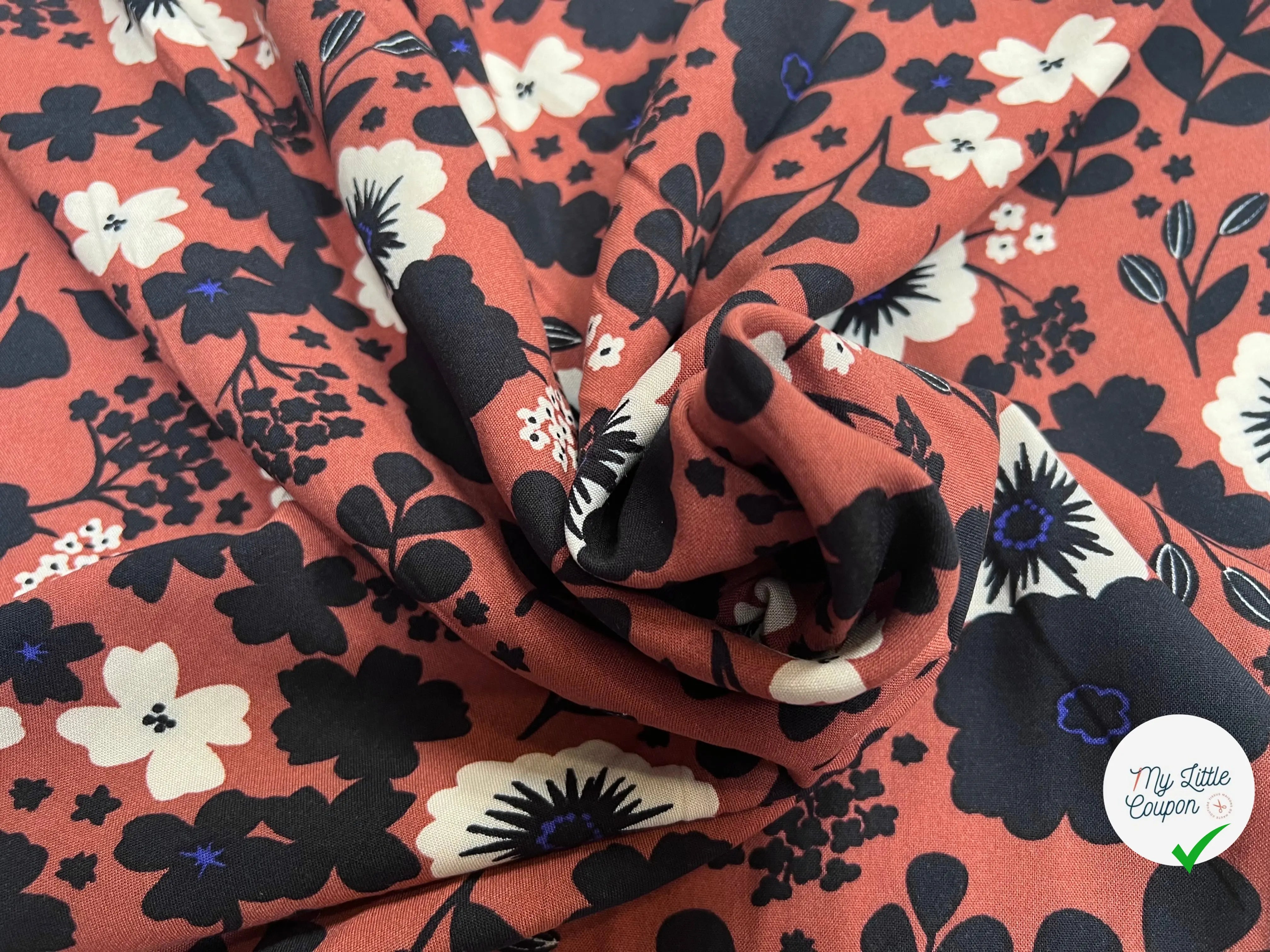 PLA 10M VISCOSE DOVY MARRON / NOIR 1B Y1 150 - My Little Coupon