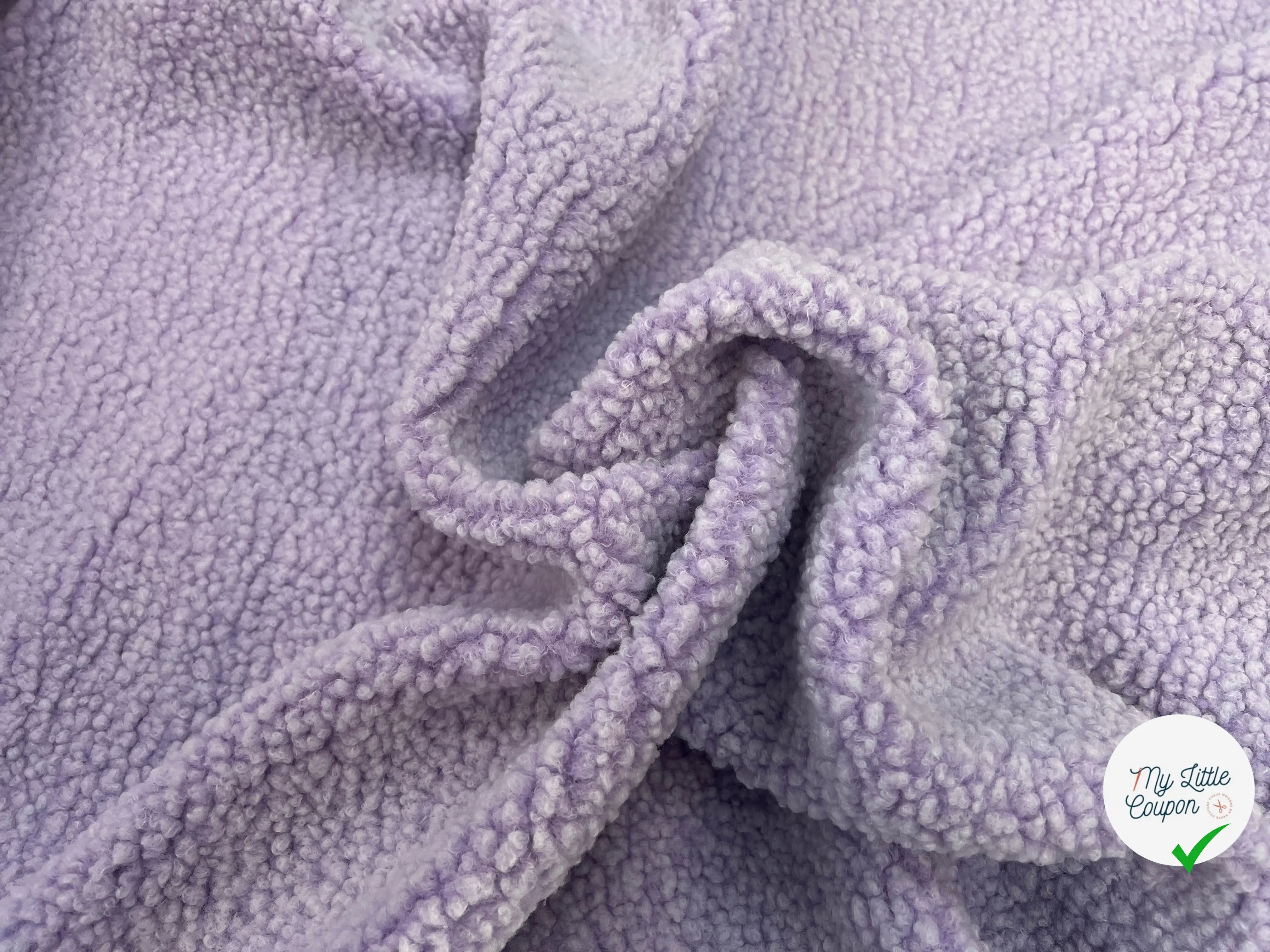 POLAIRE BOUCLETTE PURPLE/ECRU - My Little Coupon