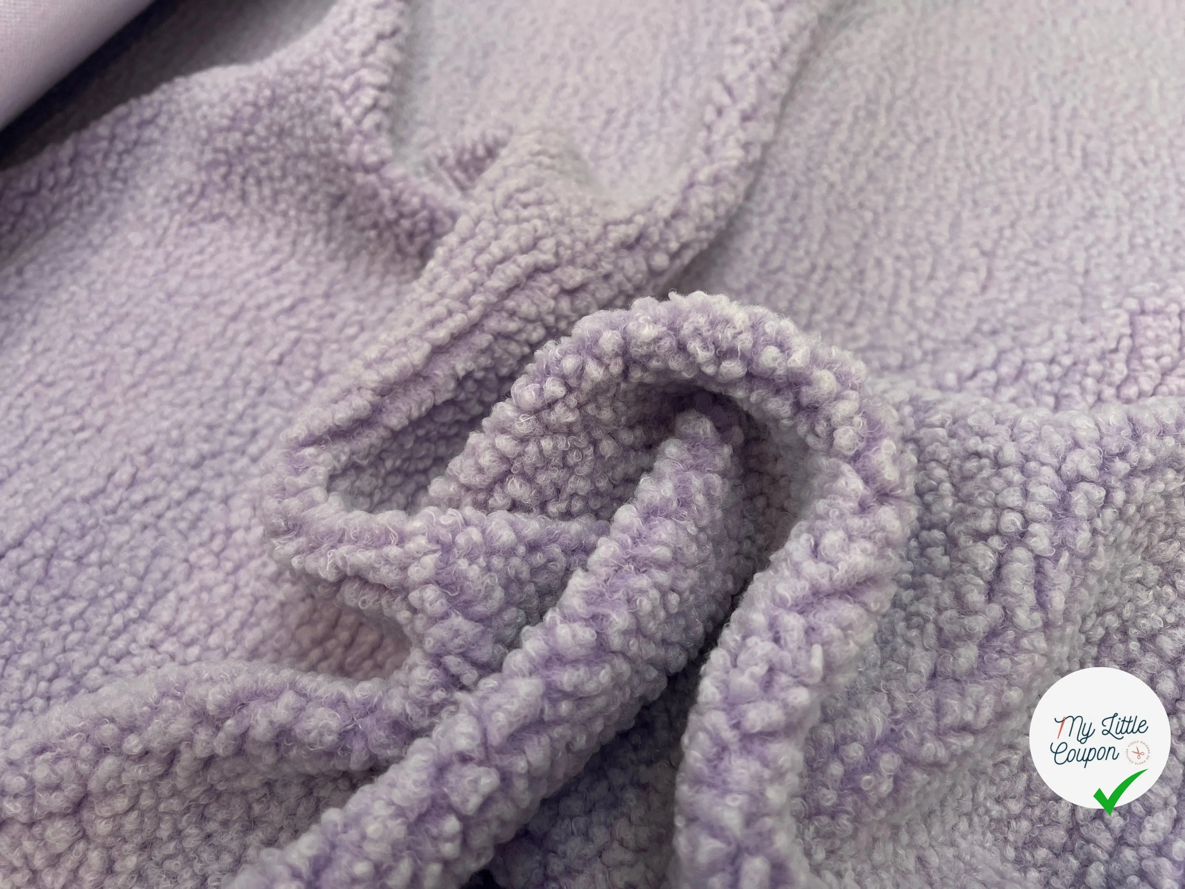 POLAIRE BOUCLETTE PURPLE/ECRU - My Little Coupon