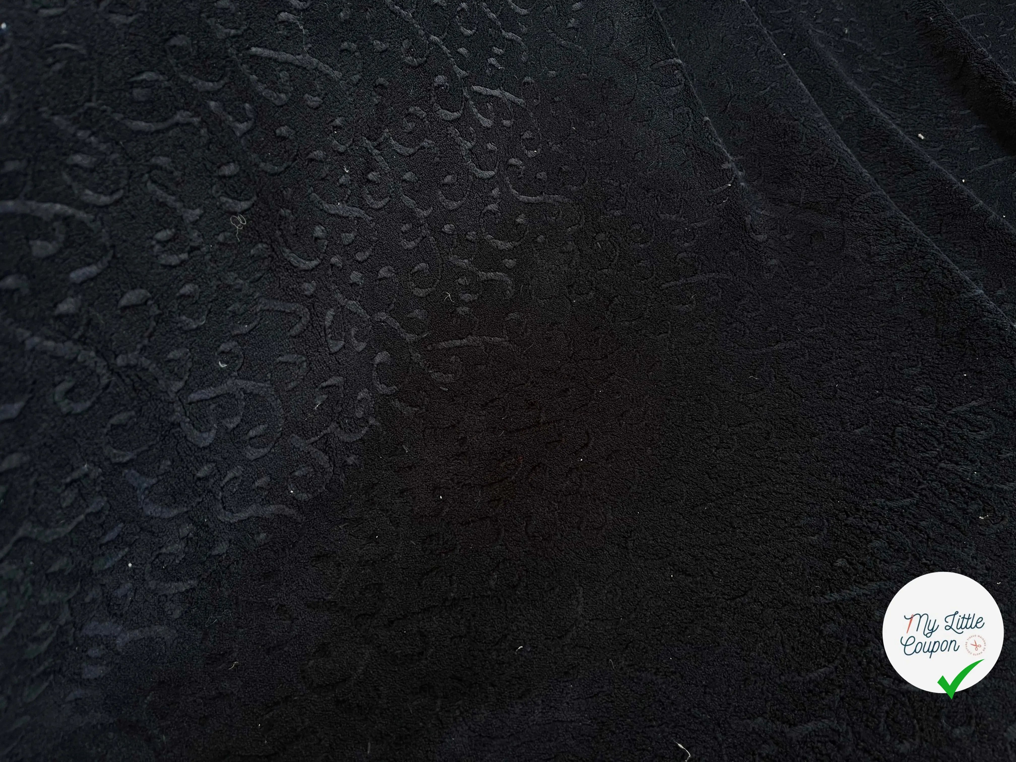 POLAIRE TOUT DOUX JACQUARD MARINE FONCÉE - My Little Coupon