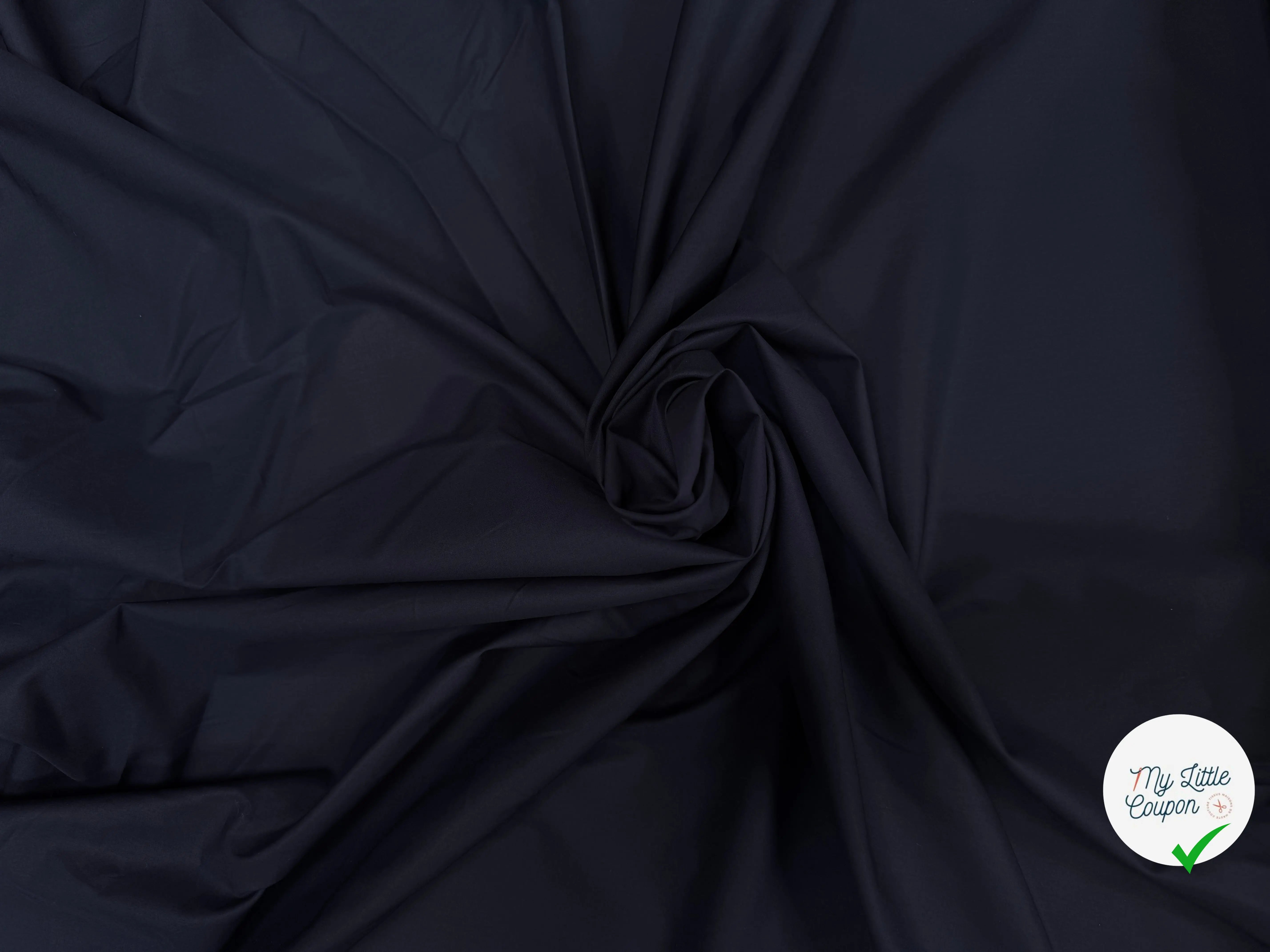 POPELINE CHIC COTON BLEU - My Little Coupon