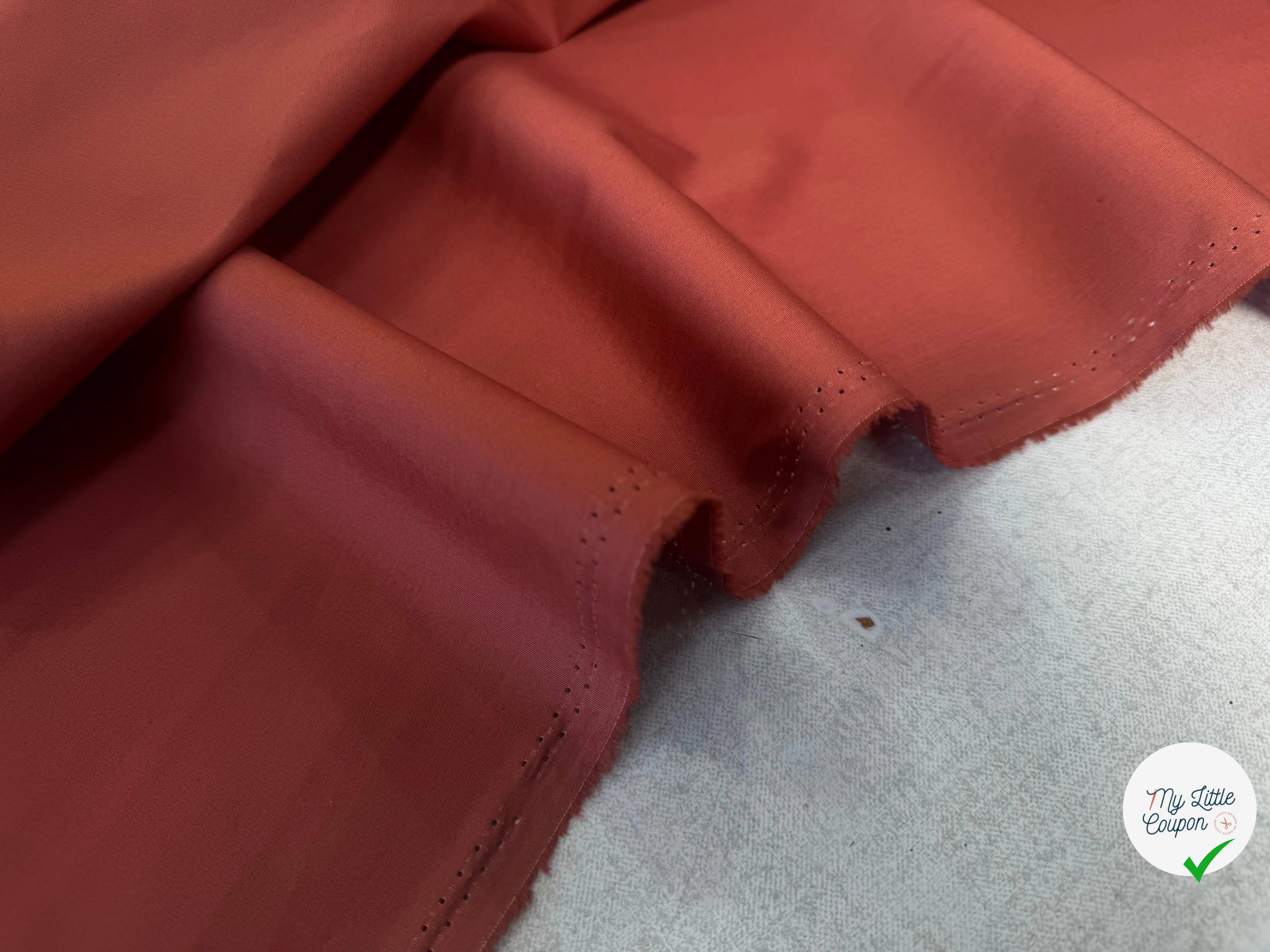 POPELINE COTON FEU LAIZE 150 - My Little Coupon