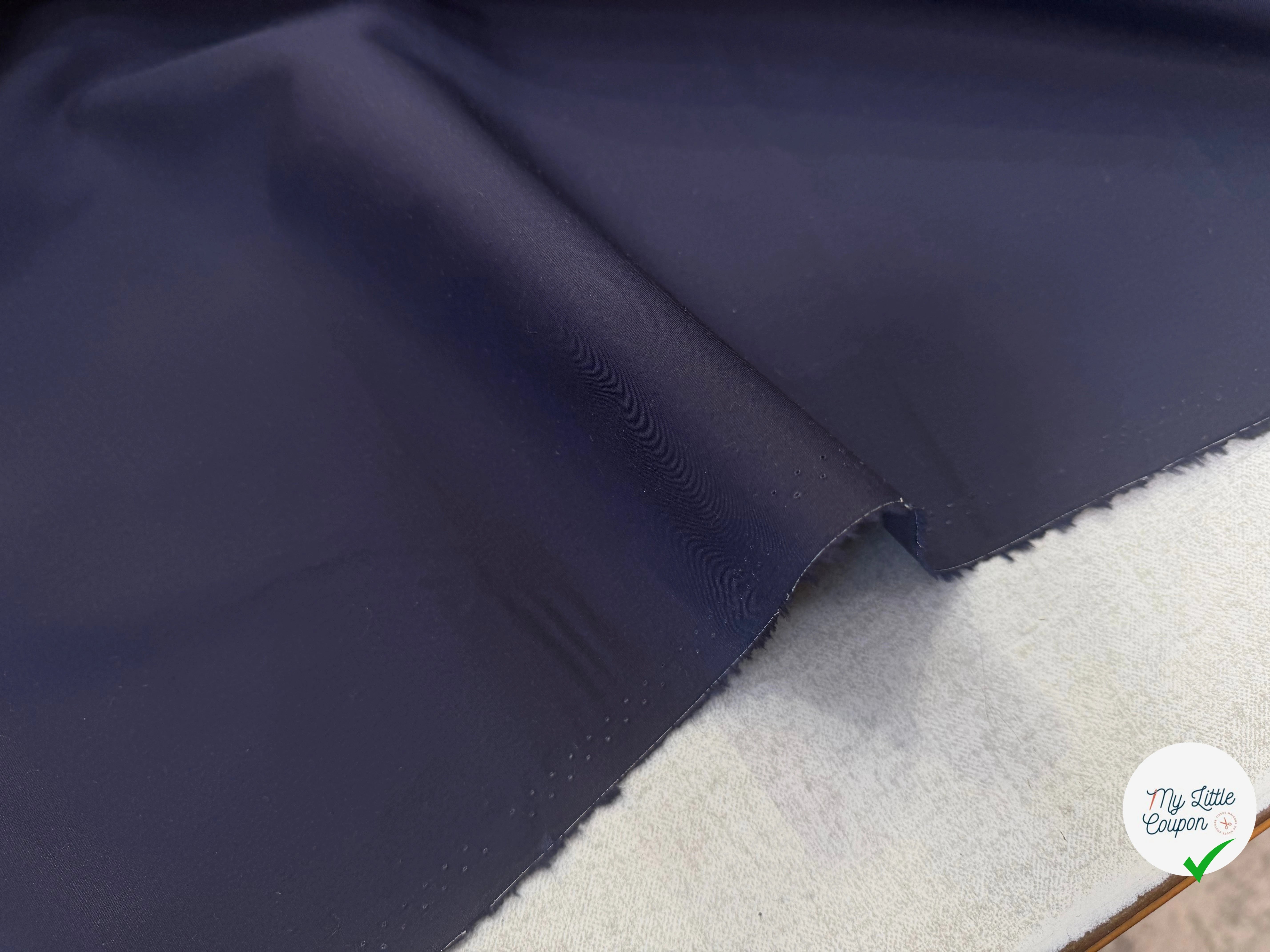 POPELINE COTON MARINE LAIZE 150 - My Little Coupon