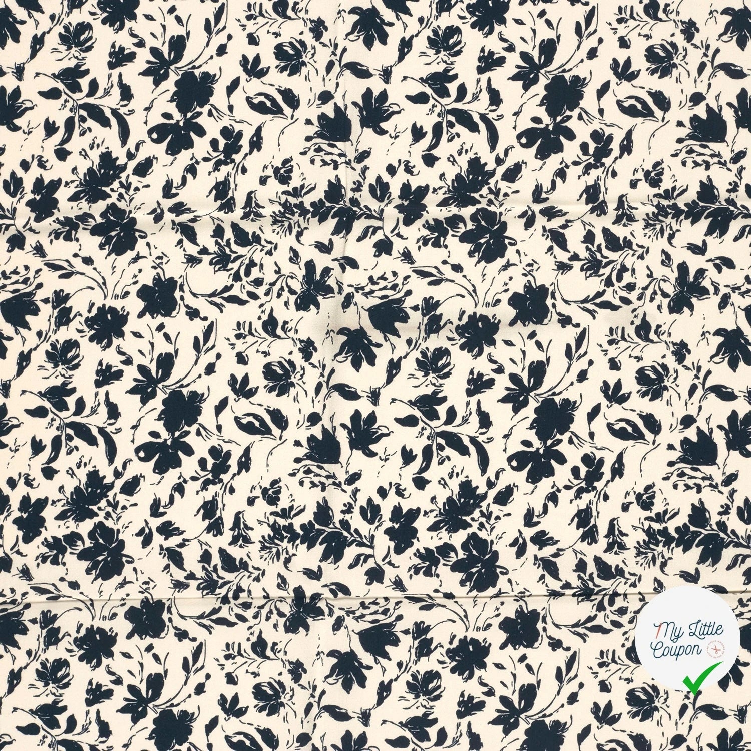 POPELINE DE BAMBOU FLOWERS 2 - My Little Coupon