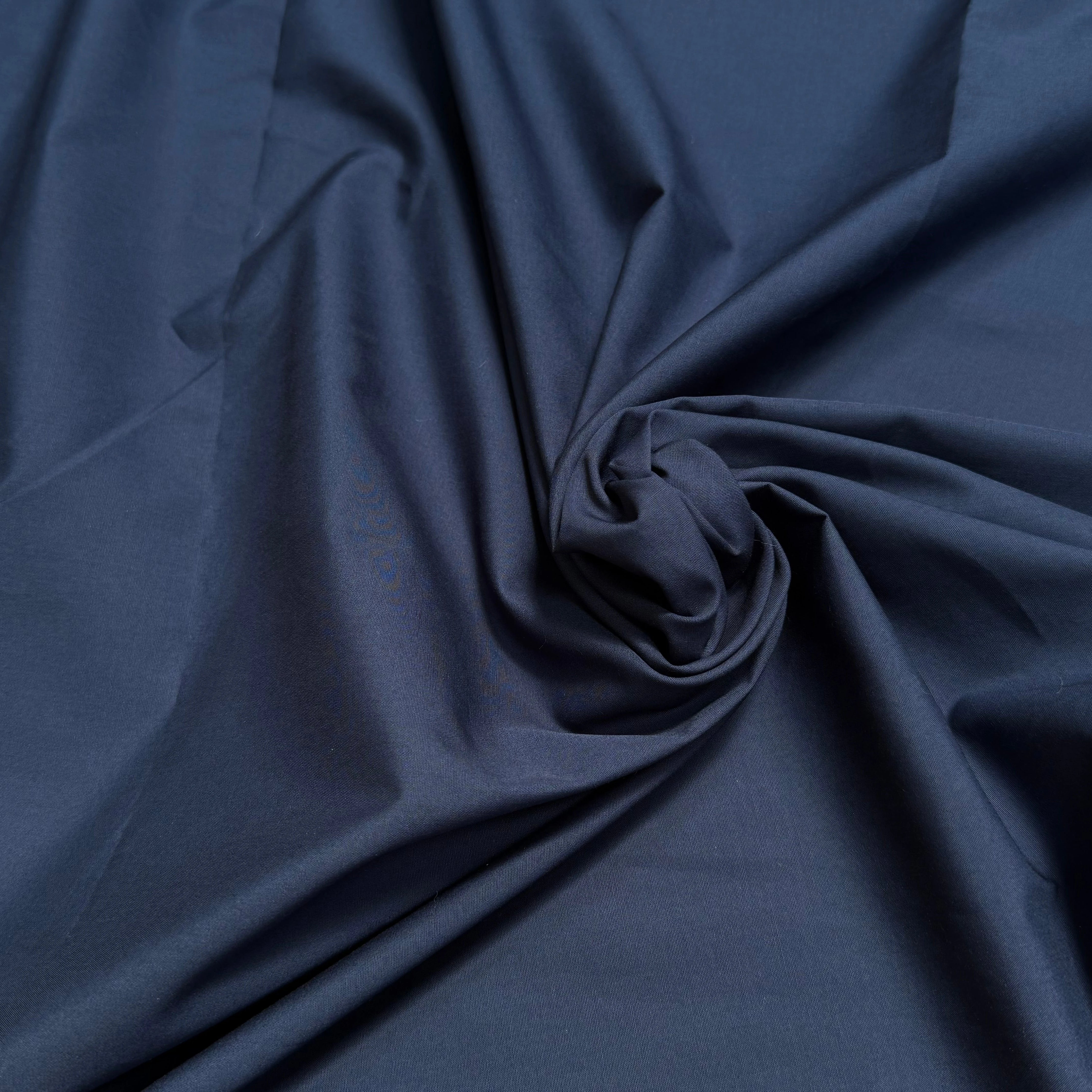 POPELINE DE COTON BLEU DENIM QUALITÉ COUTURE - My Little Coupon