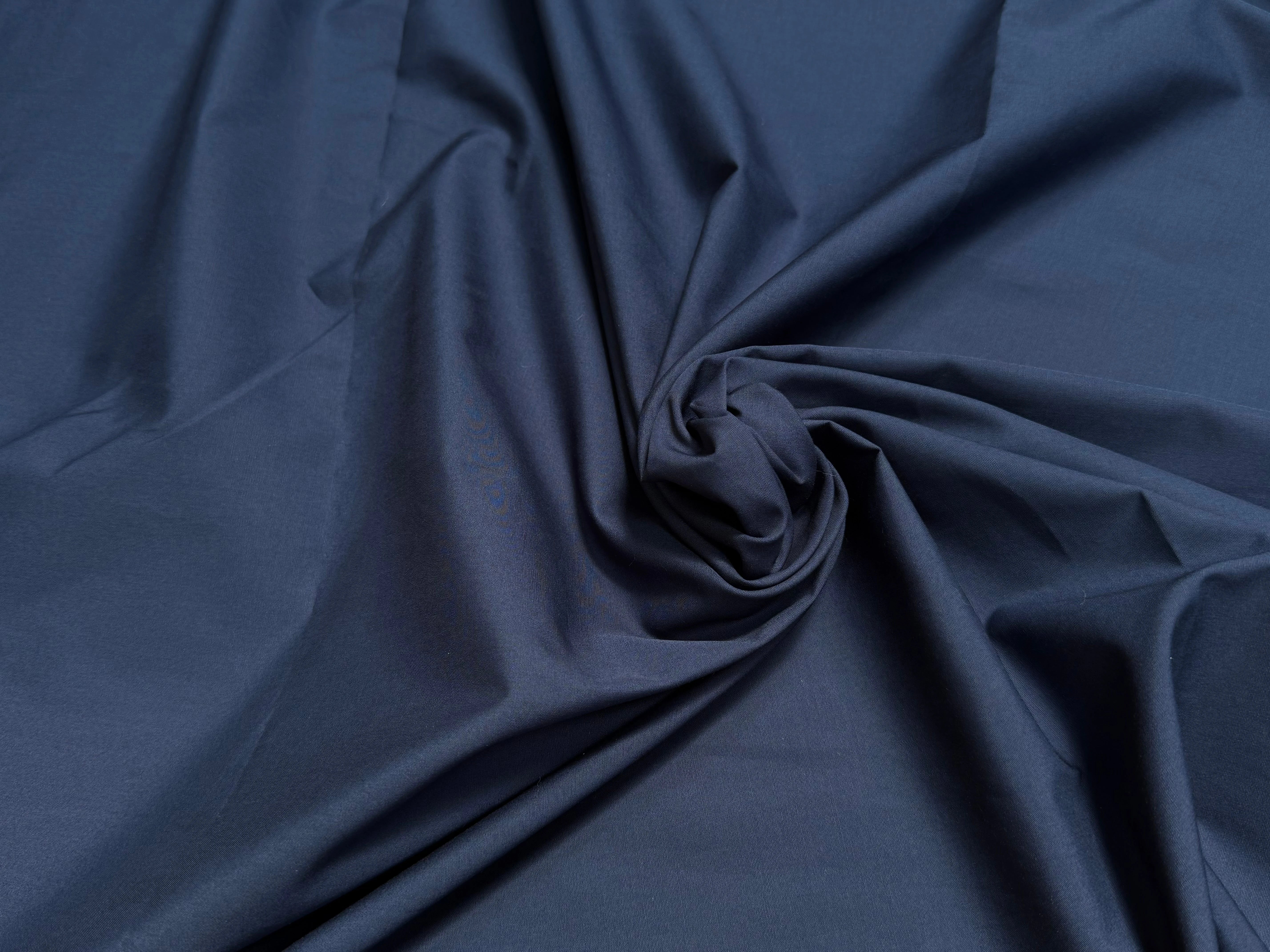 POPELINE DE COTON BLEU DENIM QUALITÉ COUTURE - My Little Coupon