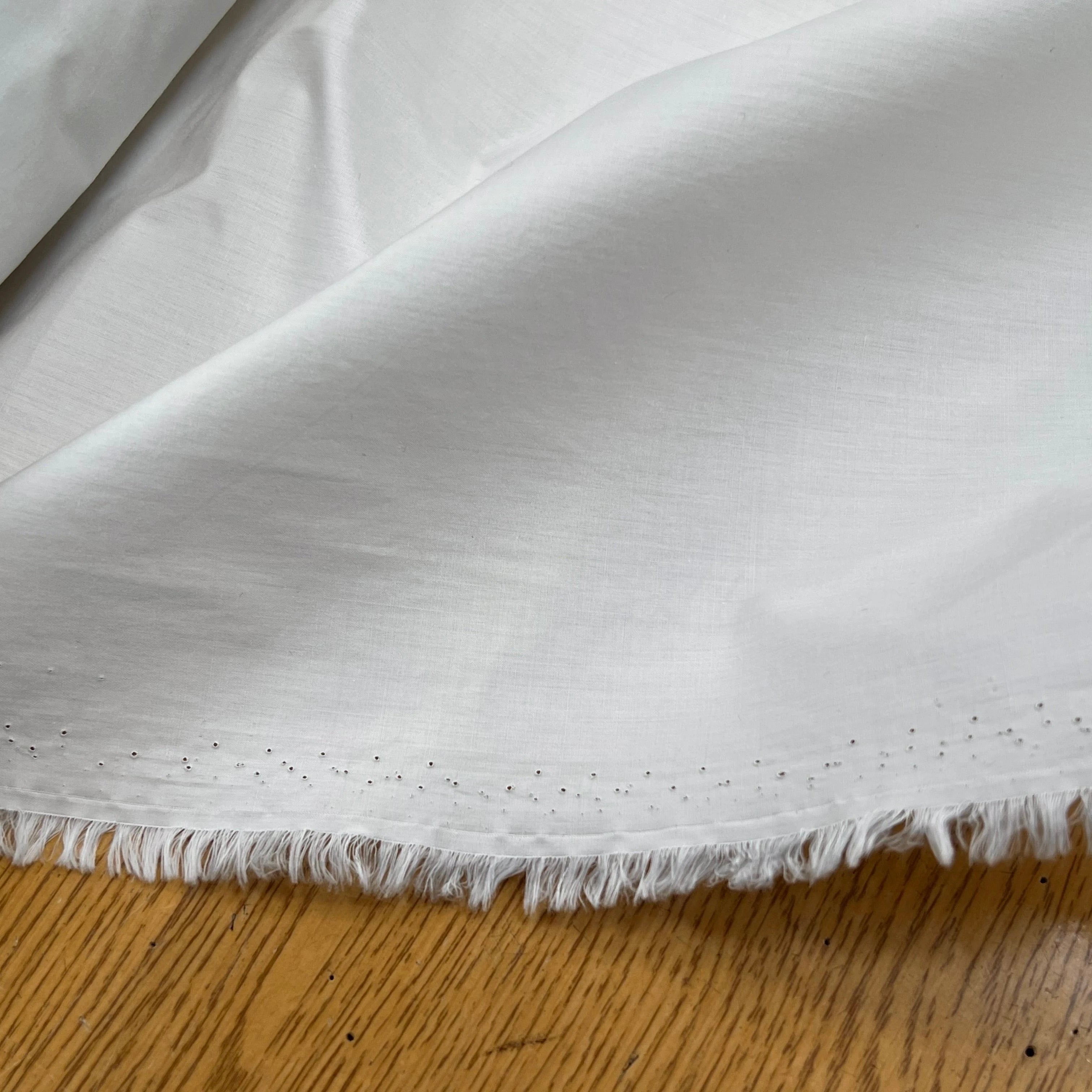 POPELINE DE COTON CRAQUANTE CRAIE 100% COTON 150CM - My Little Coupon