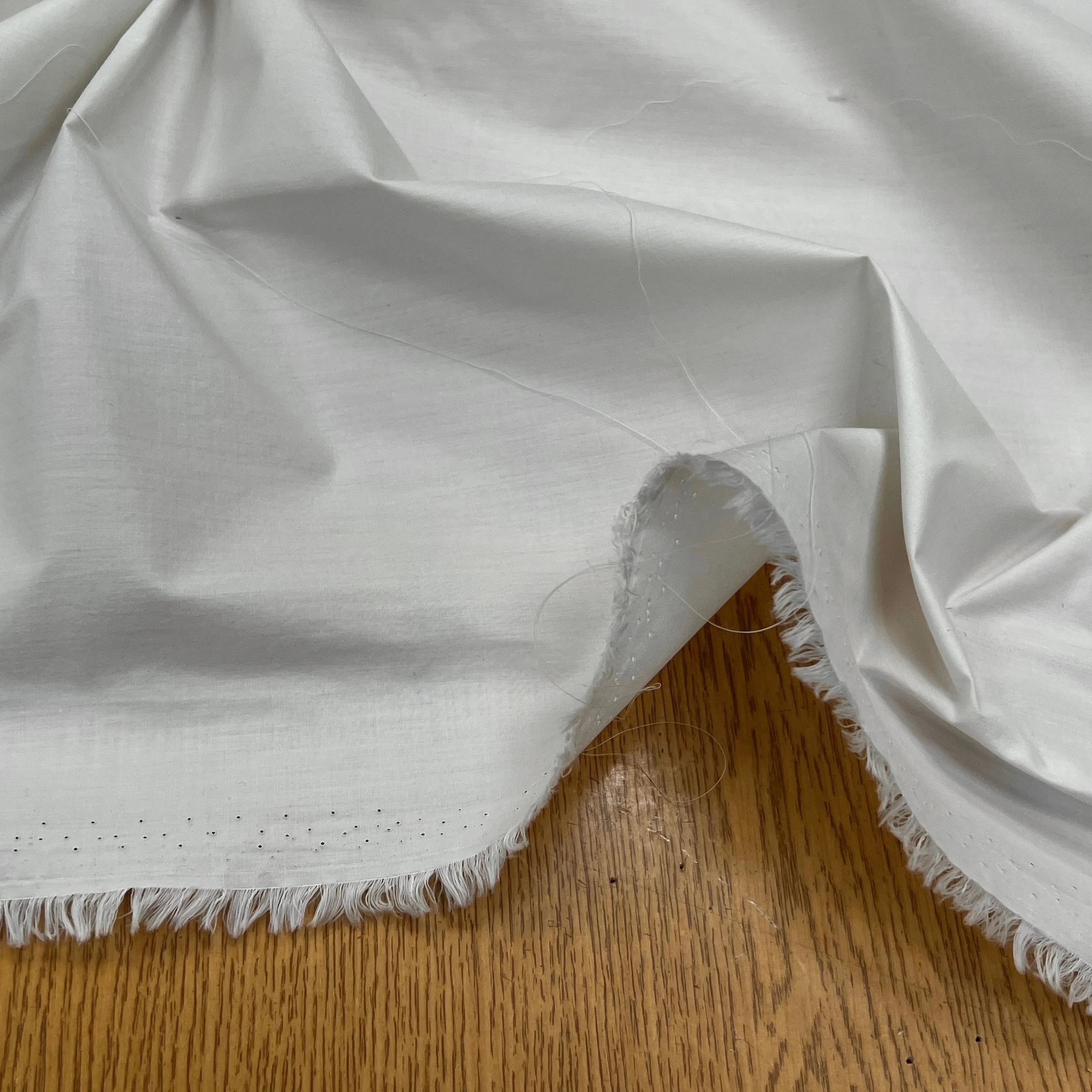 POPELINE DE COTON CRAQUANTE CRAIE 100% COTON 150CM - My Little Coupon