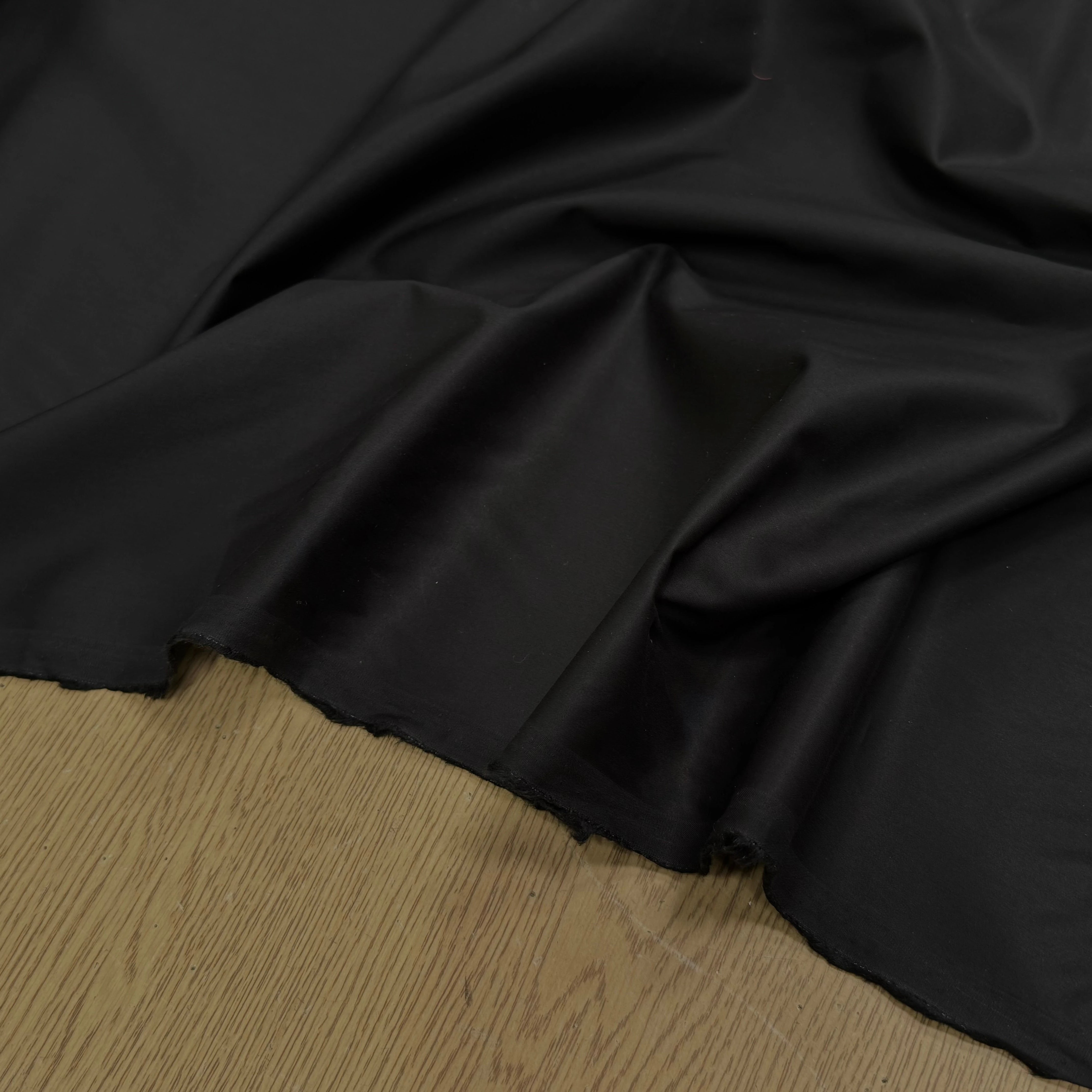 POPELINE DE COTON QUALITÉ COUTURE NOIR 100% COTON - My Little Coupon