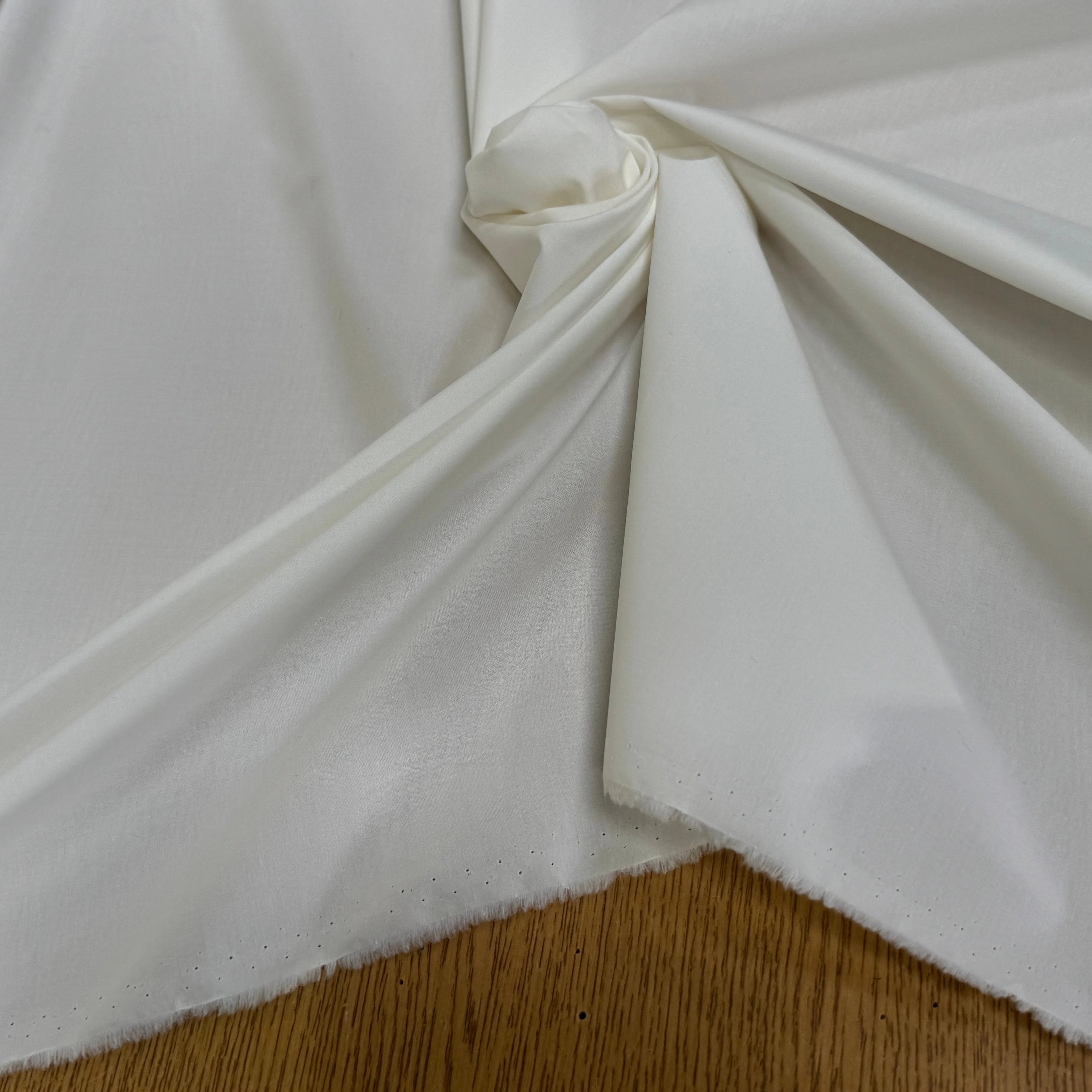 POPELINE DE COTON QUALITÉ COUTURE SNOW WHITE - My Little Coupon
