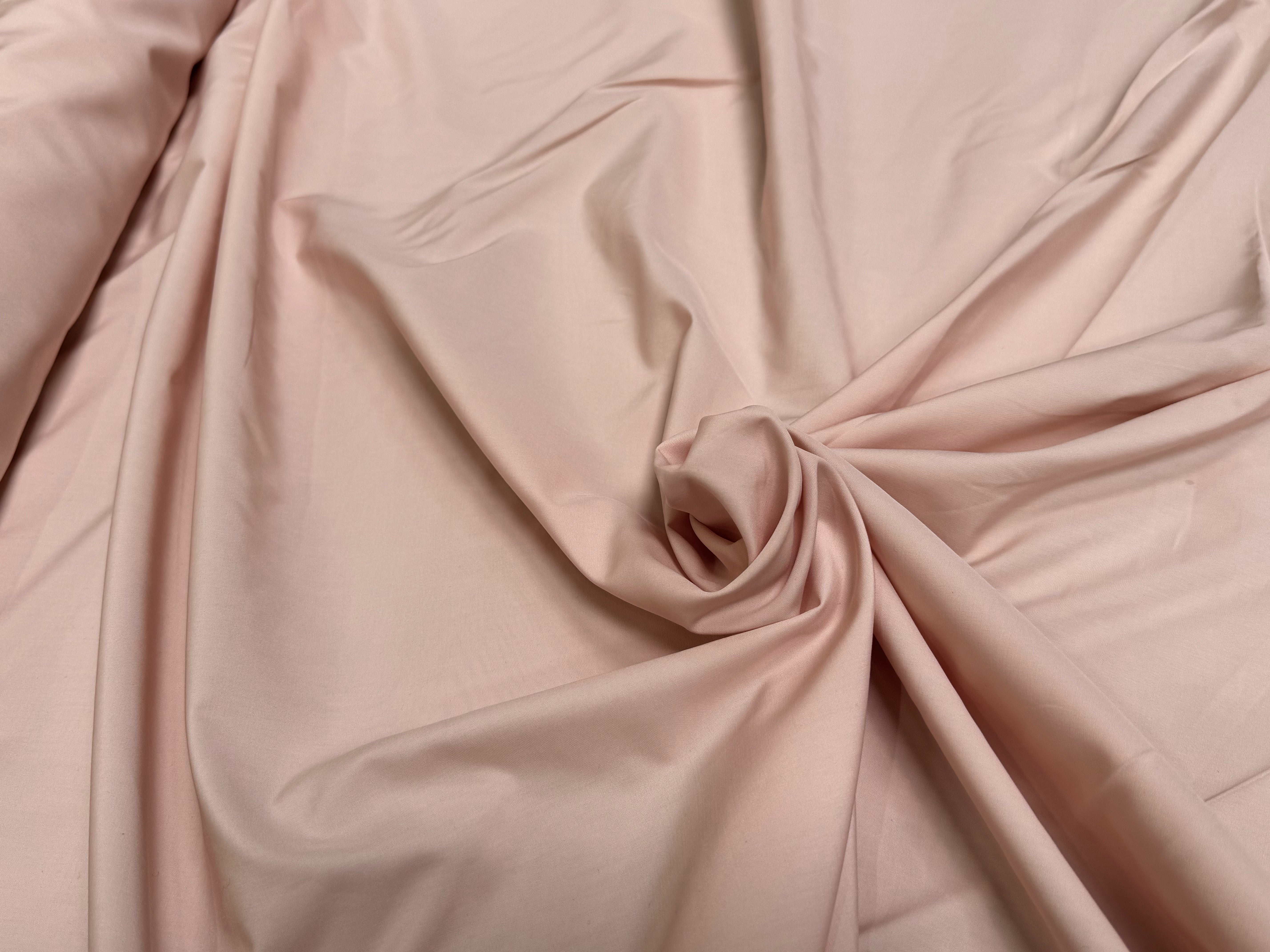 POPELINE DE COTON ROSE SAUMON COUTURE - My Little Coupon
