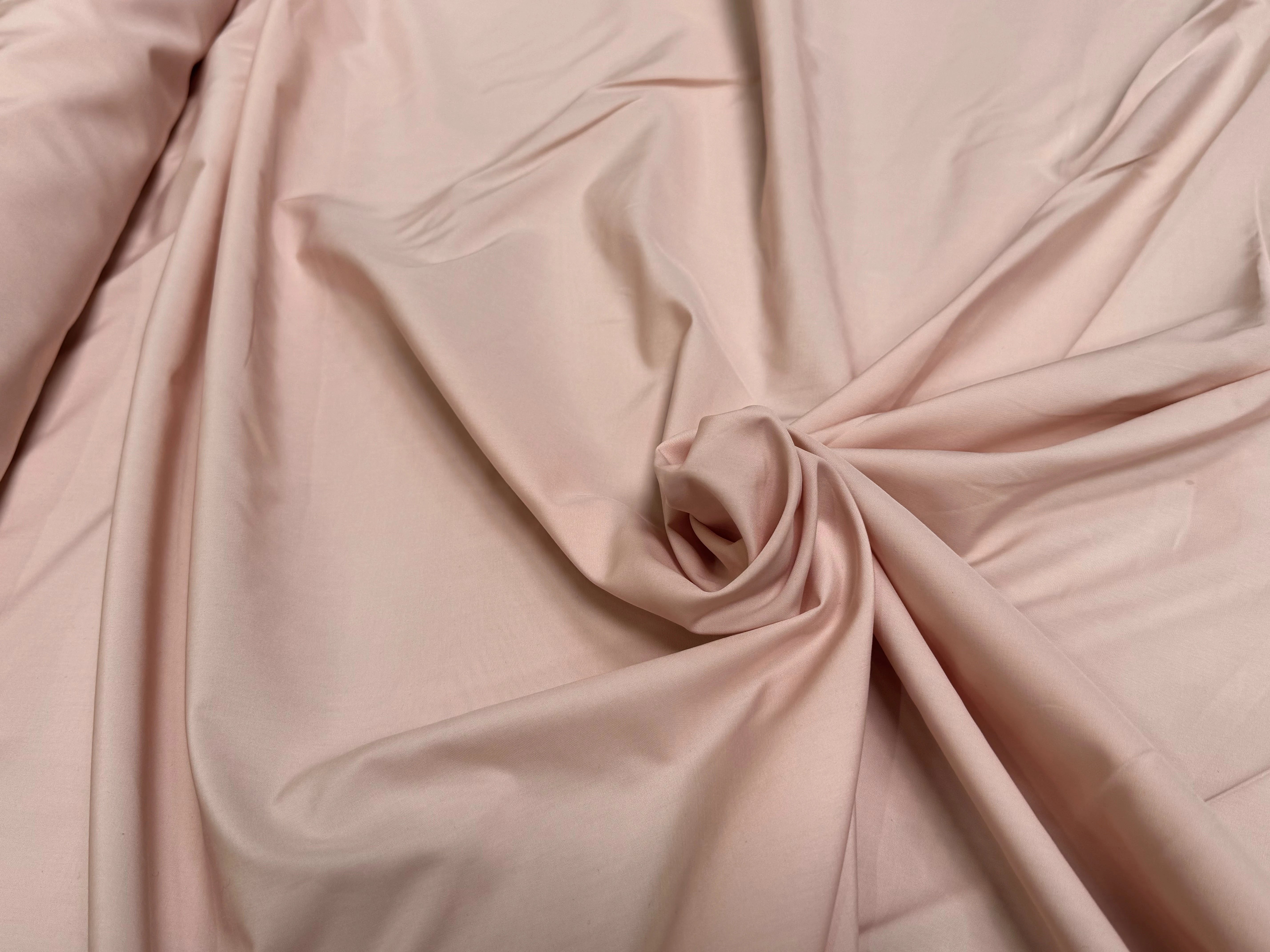 POPELINE DE COTON ROSE SAUMON COUTURE - My Little Coupon