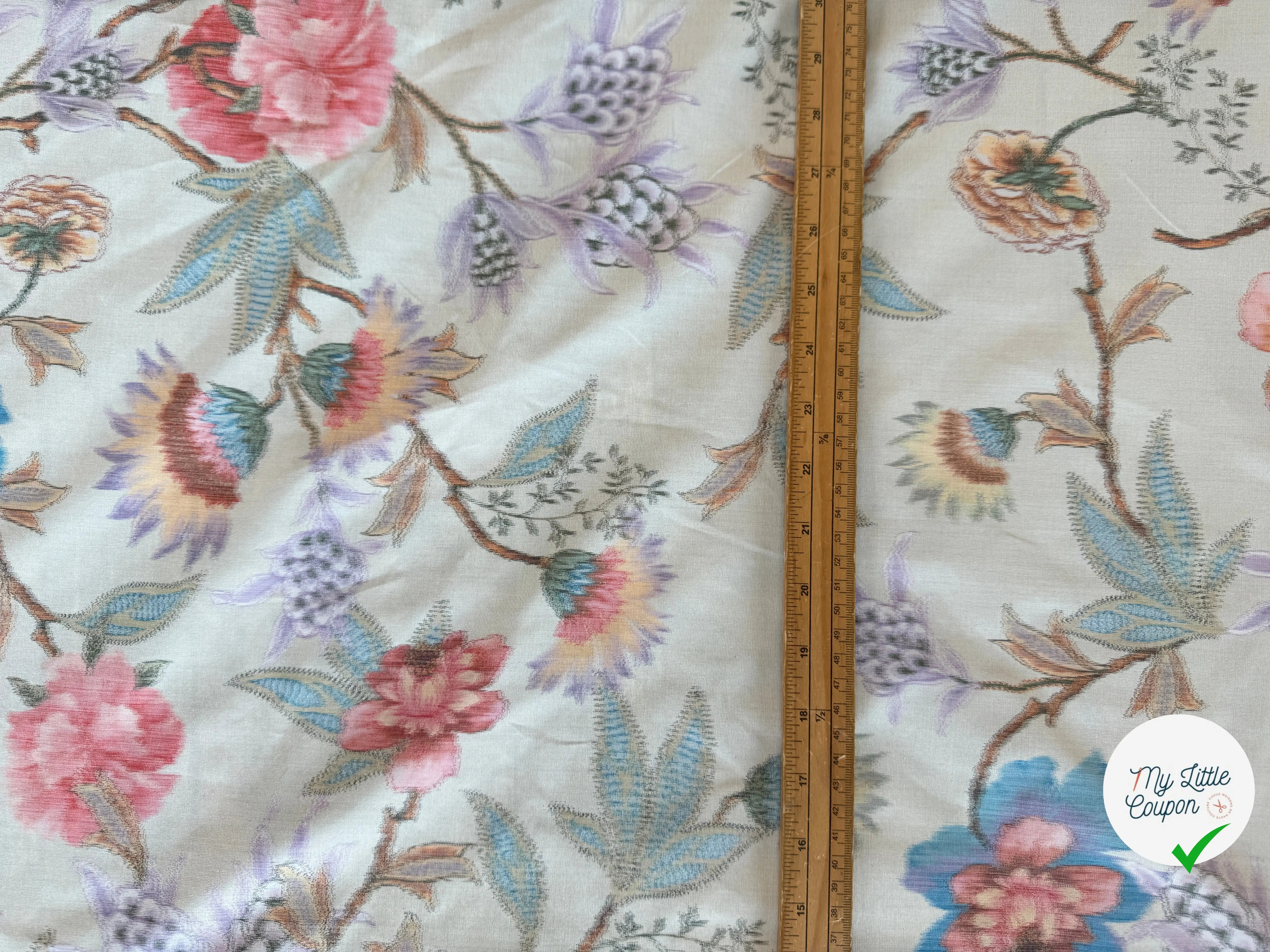POPELINE OFFICINA FIORI ASTRATTI - My Little Coupon